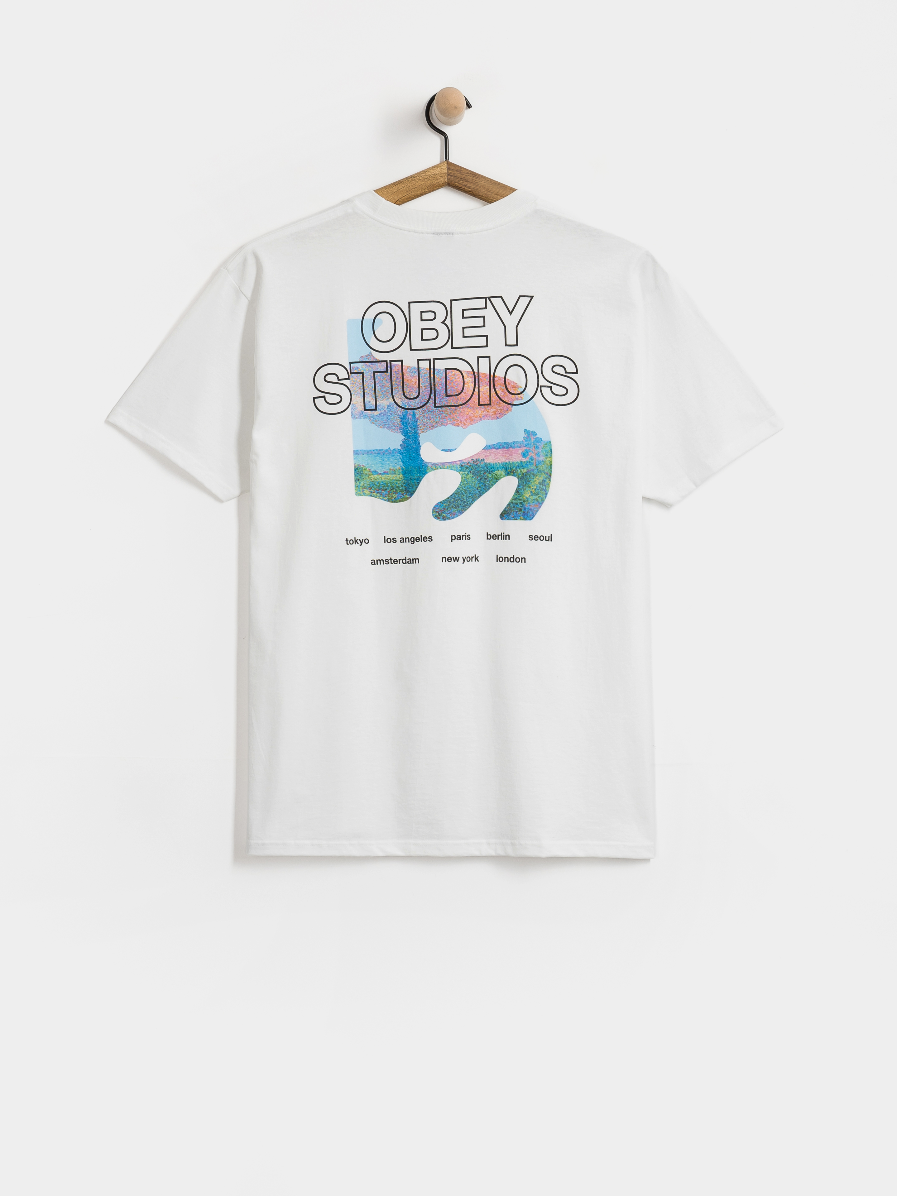 OBEY T-Shirt Pastures (white)