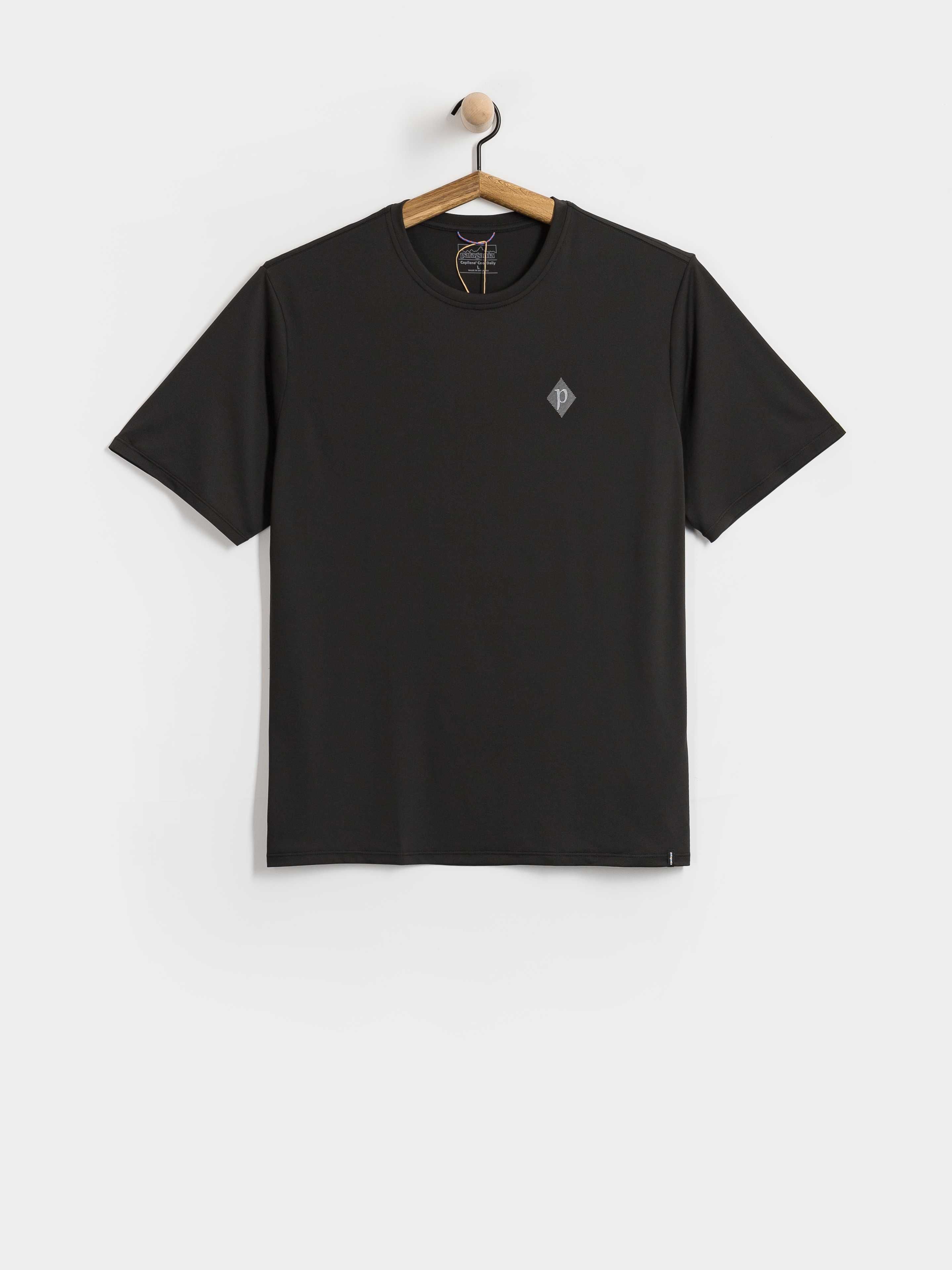 Patagonia T-Shirt Cap Cool Daily Hut Tripper (black)