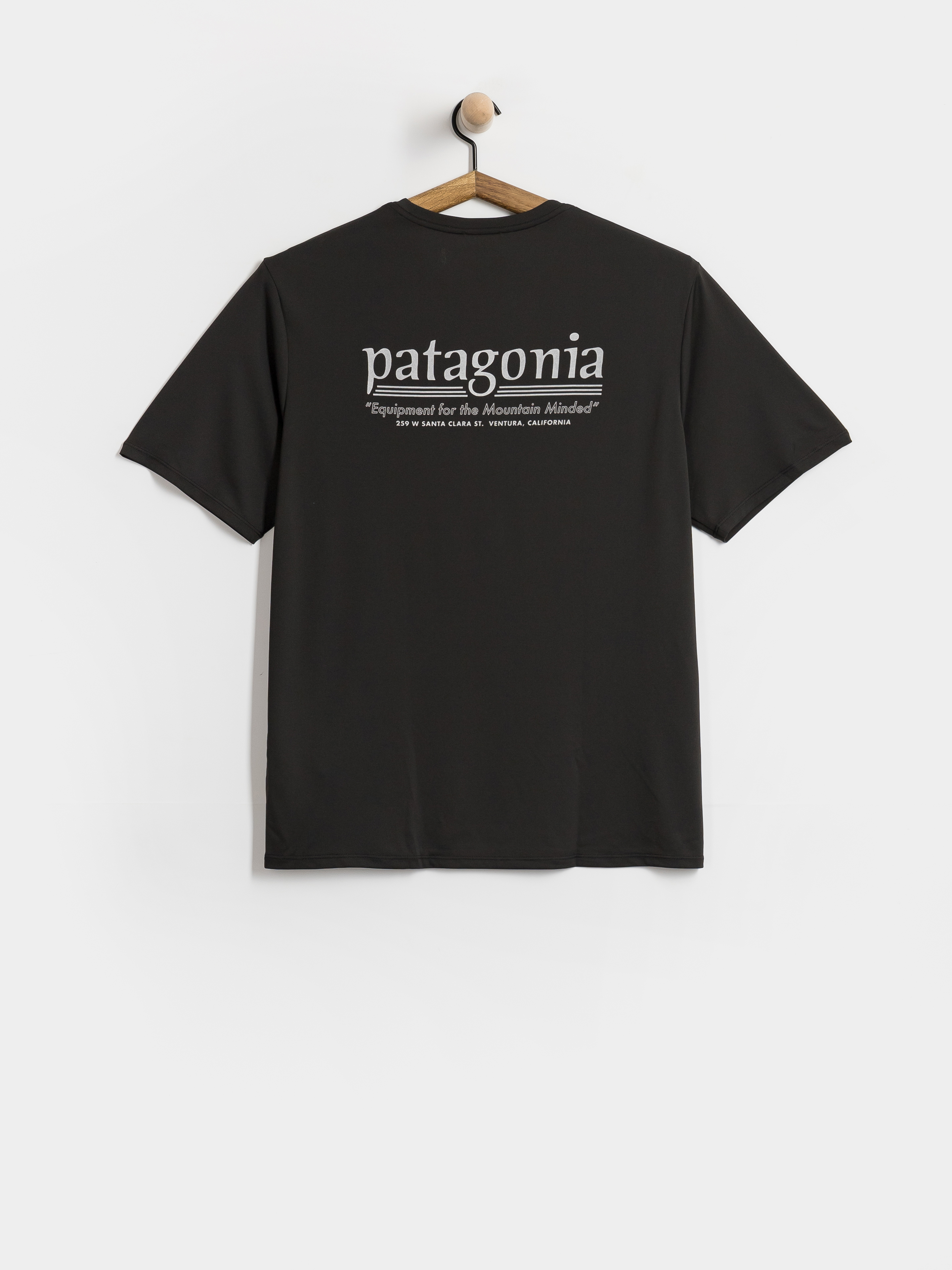 Patagonia T-Shirt Cap Cool Daily Hut Tripper (black)