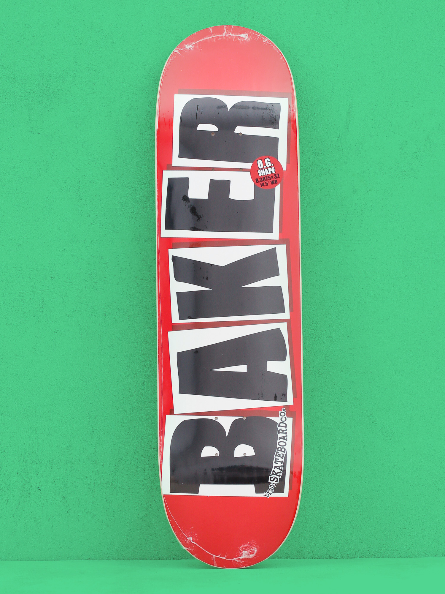 Baker Deck Brand Logo (red/white)