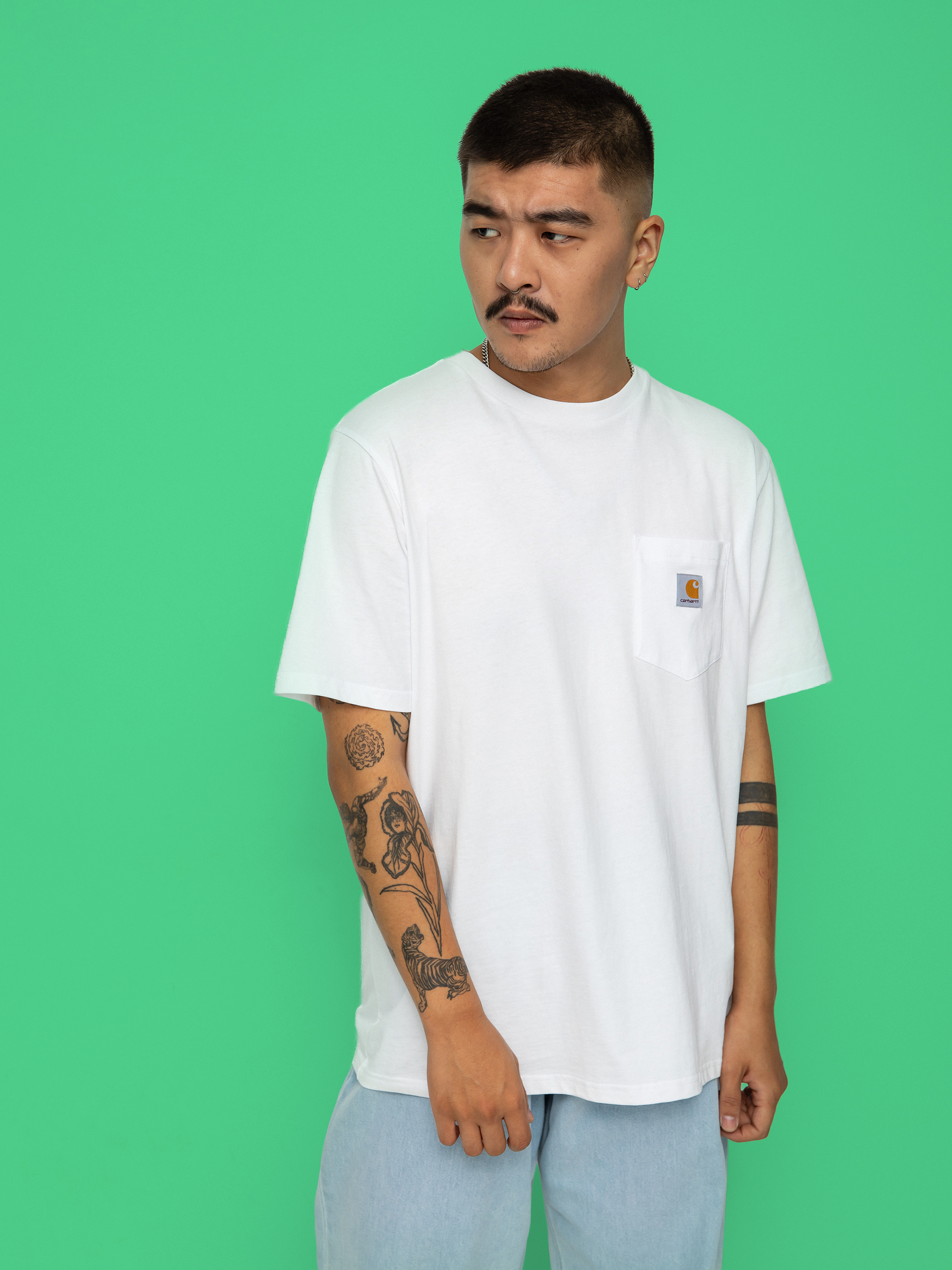 Carhartt WIP Pocket T-shirt (white)