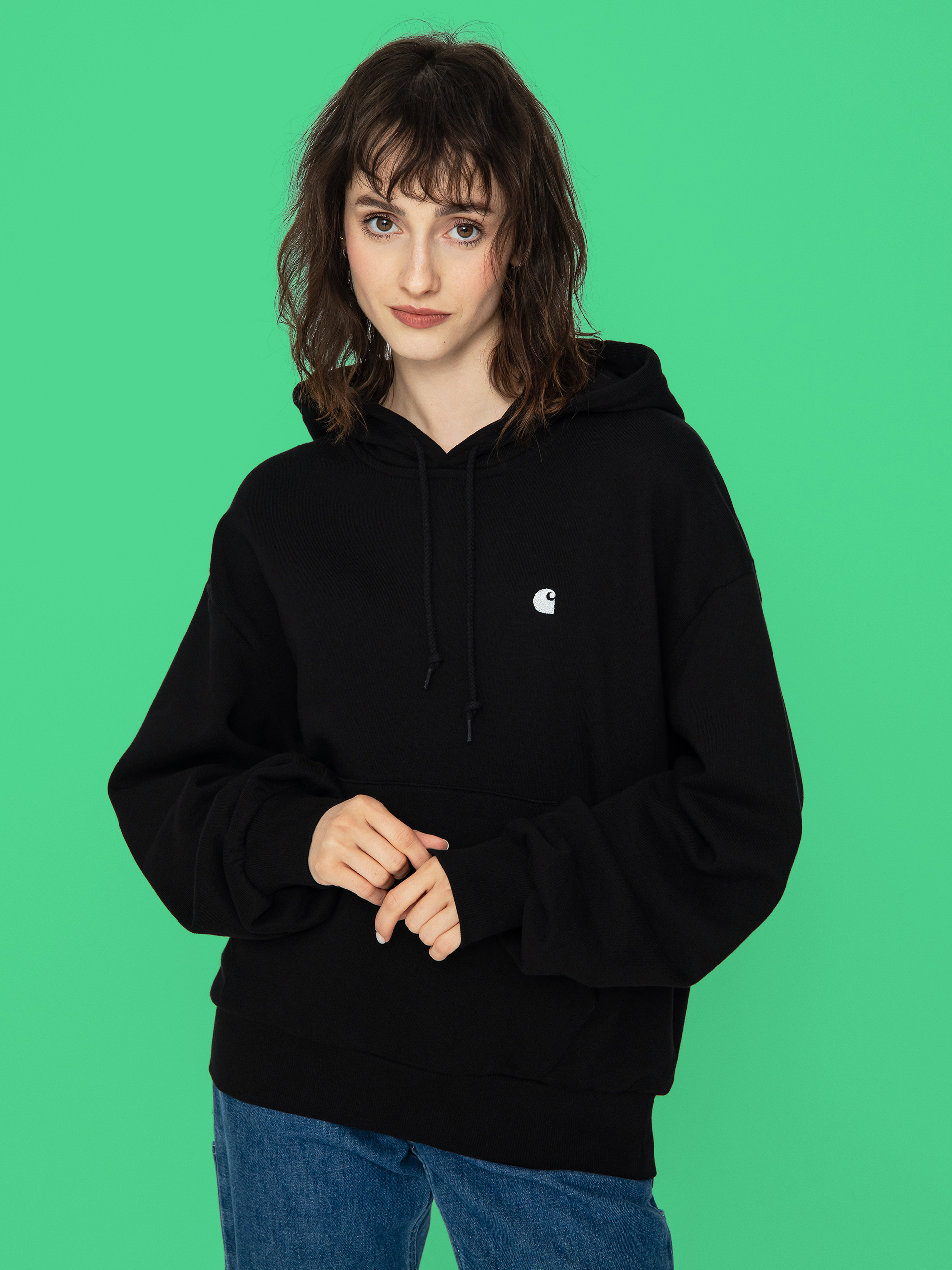 Carhartt WIP Casey HD Hoodie Wmn (black/silver)