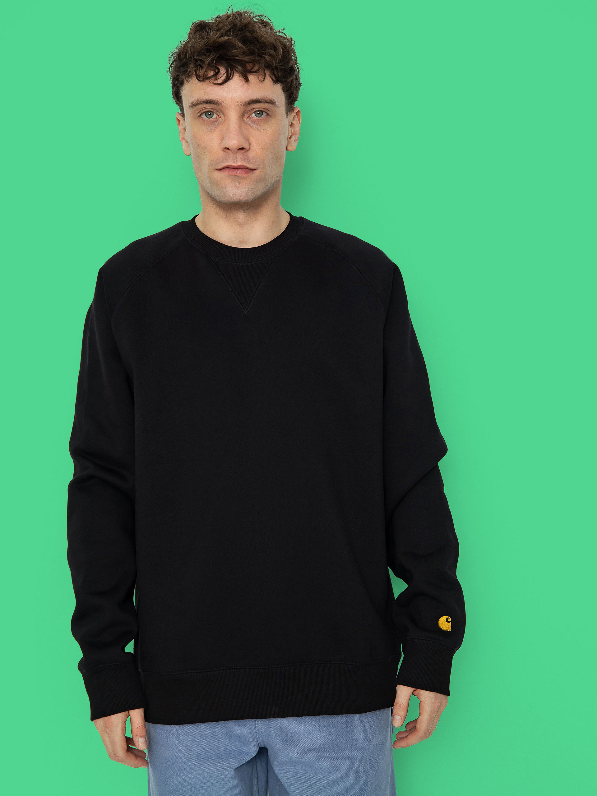 Carhartt WIP Sweatshirt Chase (black/gold)