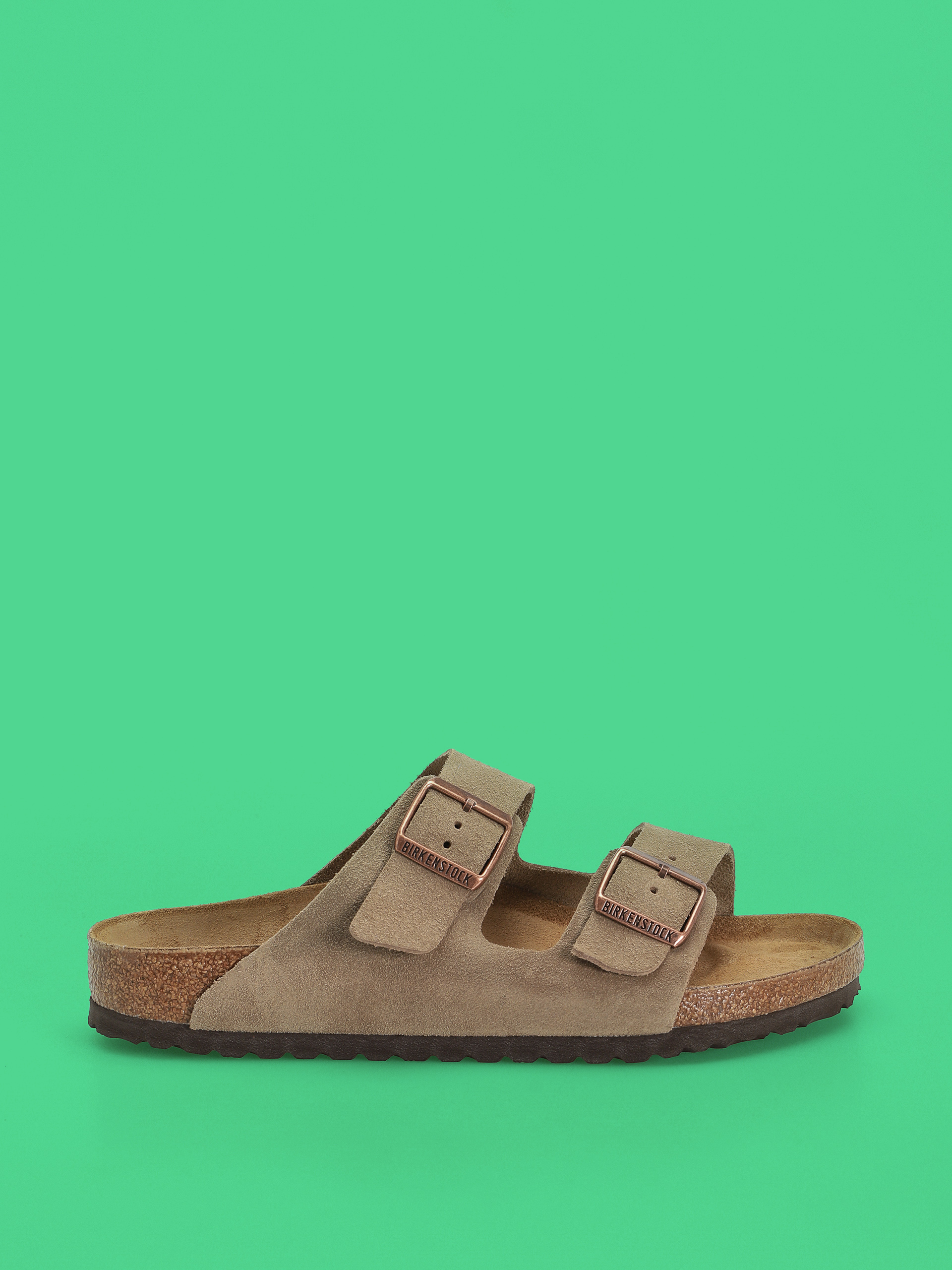 Birkenstock Arizona Suede Leather Regular Flip-flops