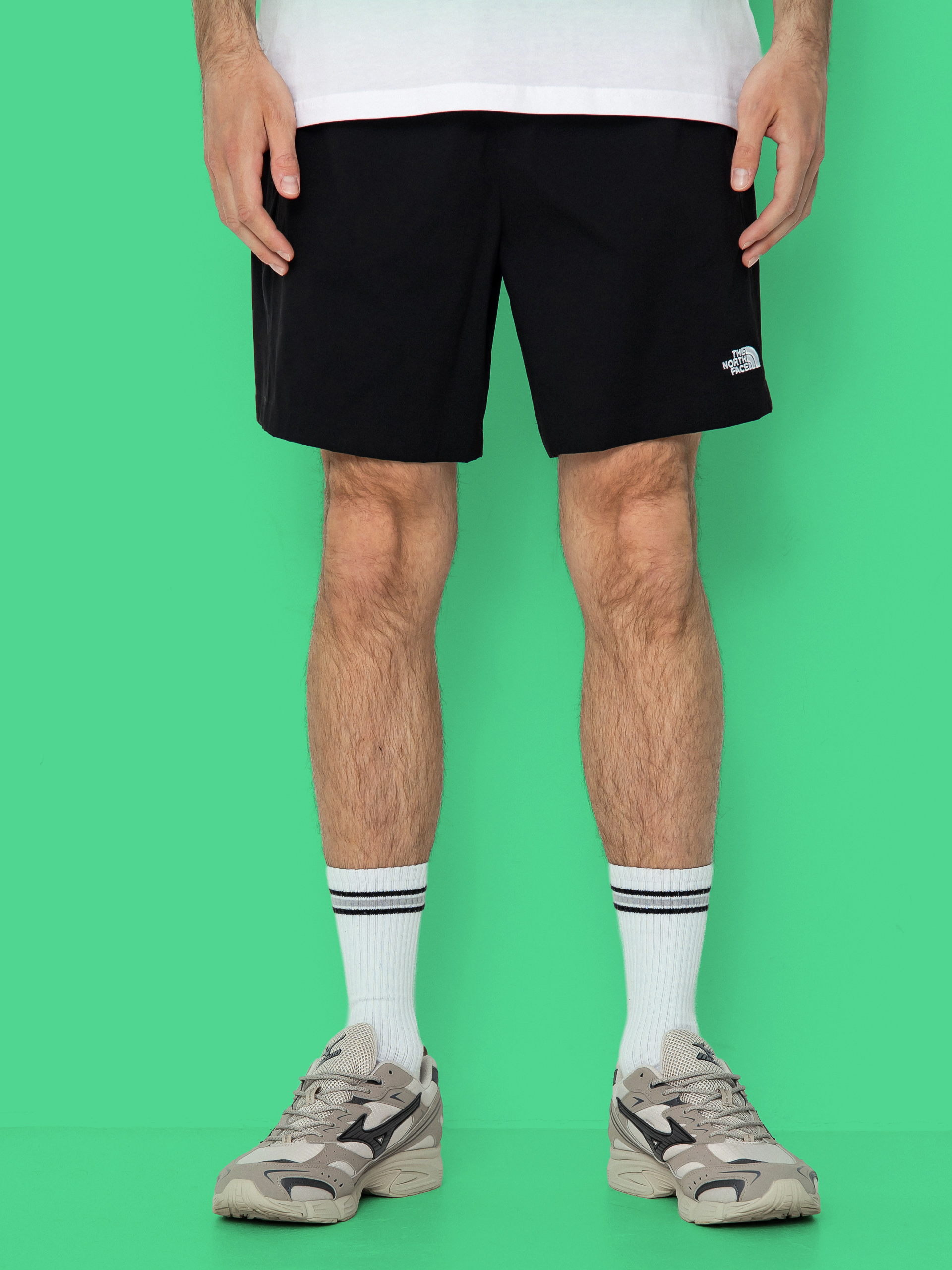 The North Face Class V Pathfinder Belted Shorts (tnf black)