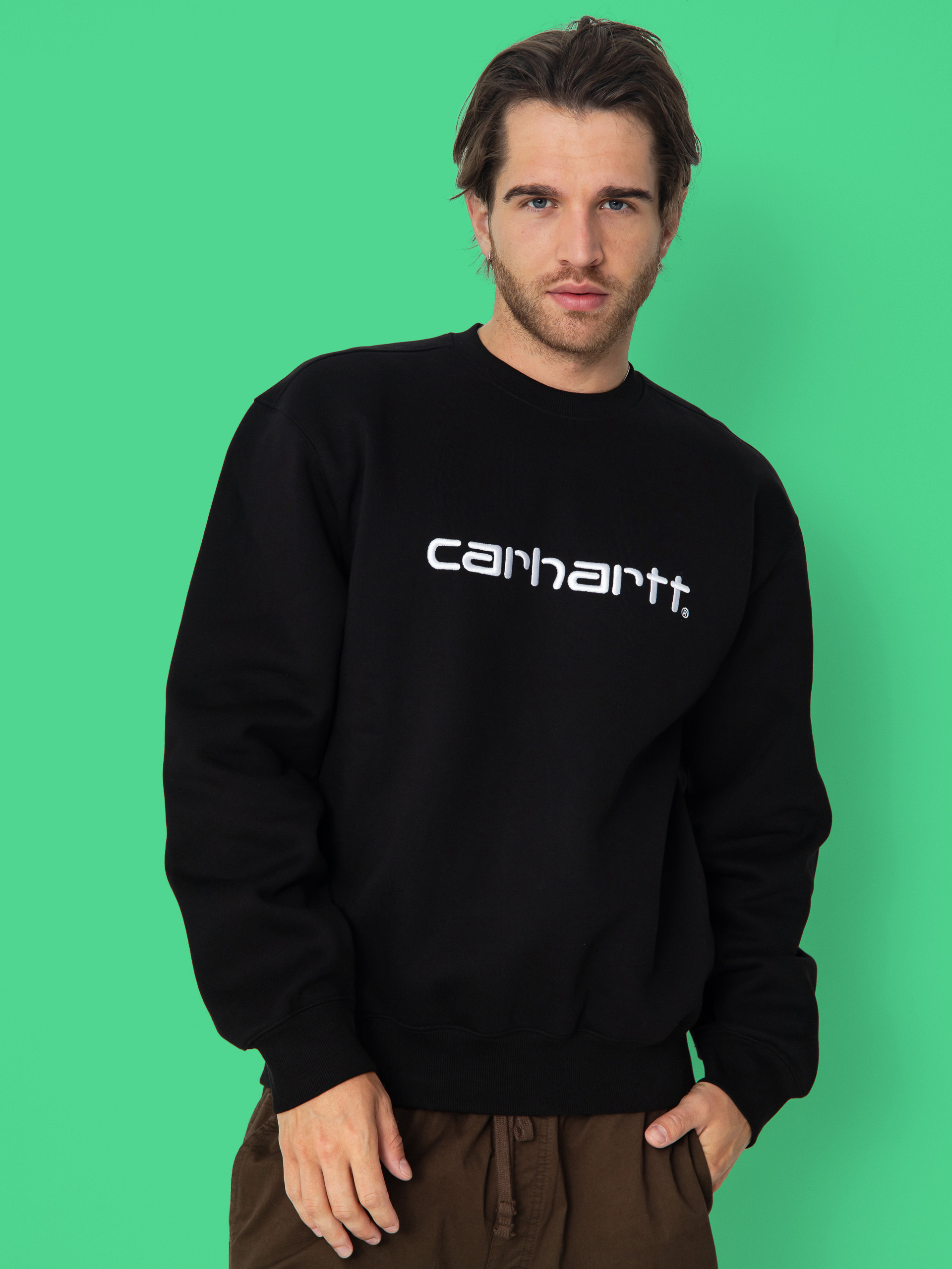 Carhartt WIP Carhartt Sweatshirt (black/white)