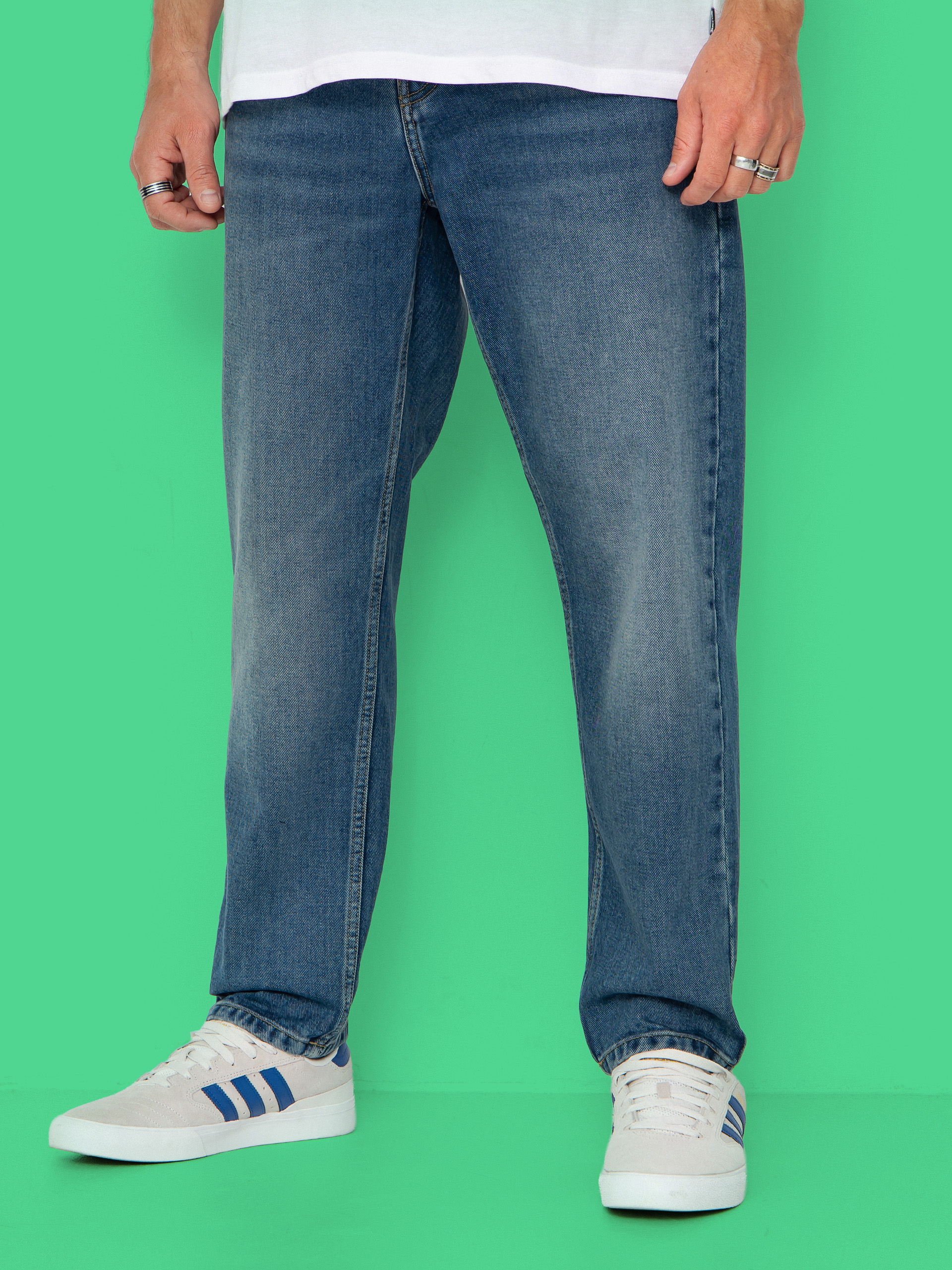 Carhartt WIP Newel Hose (blue/dark used wash)