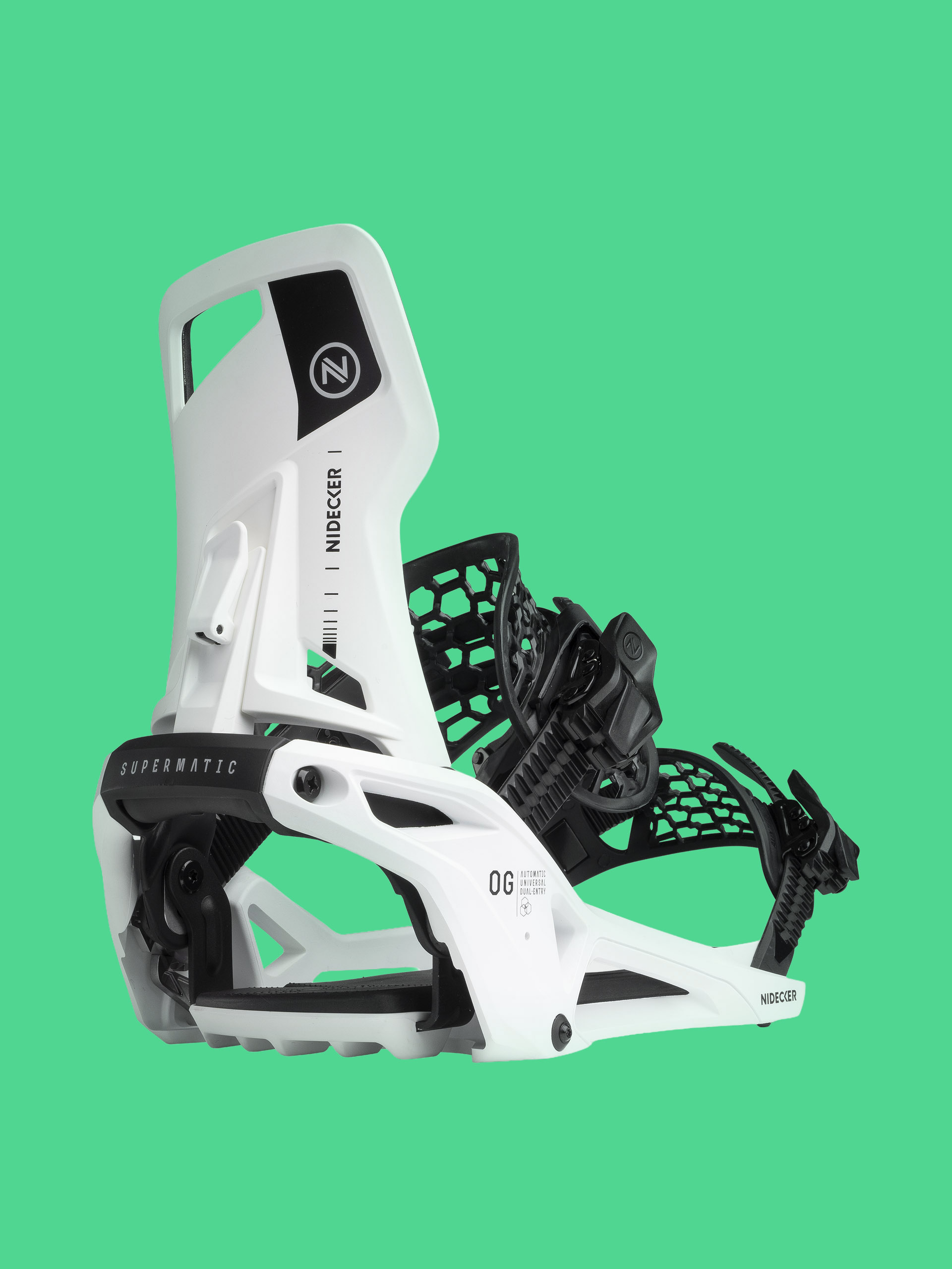 Nidecker Snowboard Bindung Og Supermatic (white)