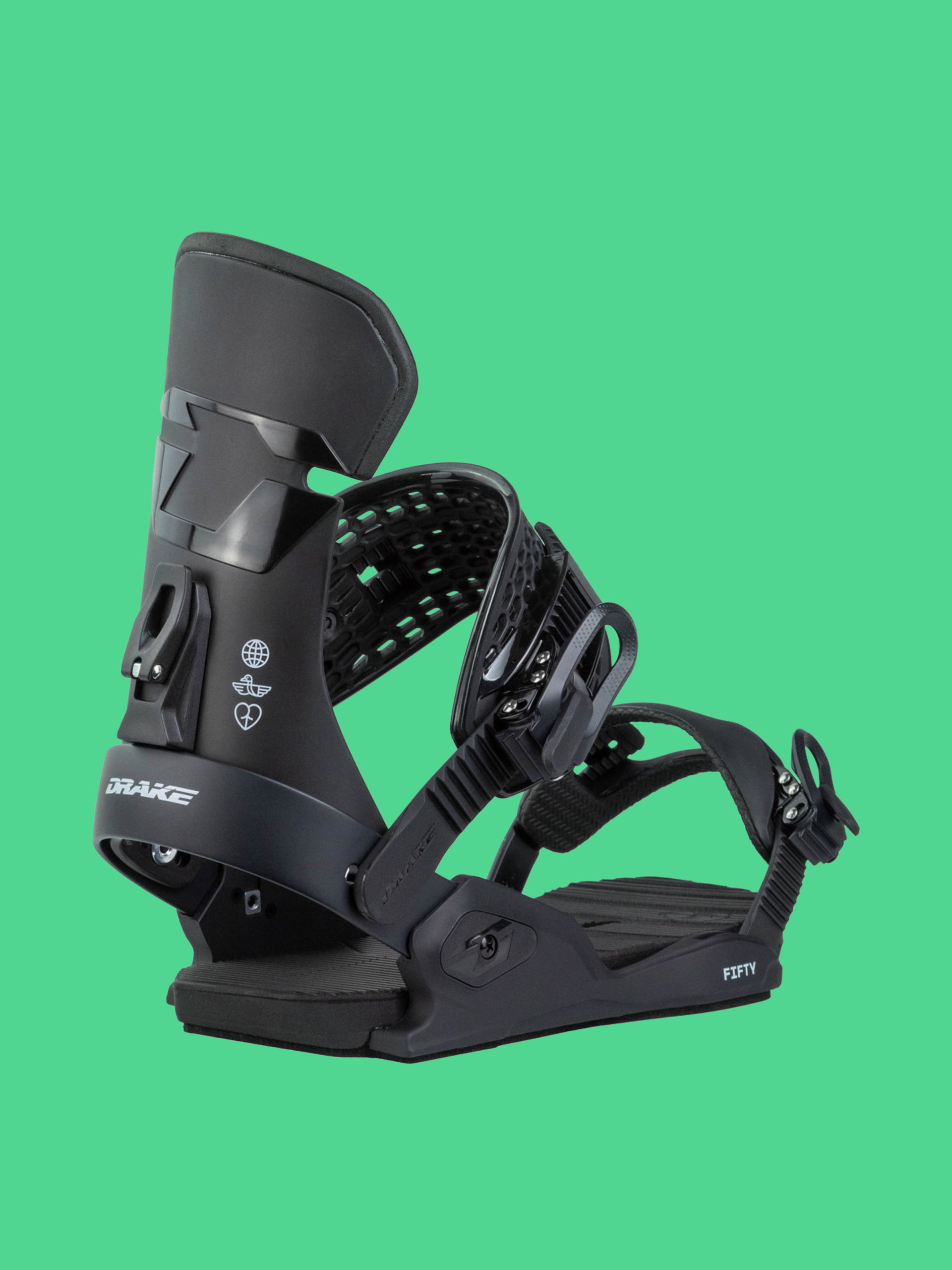 Drake Snowboard bindings Fifty (black)
