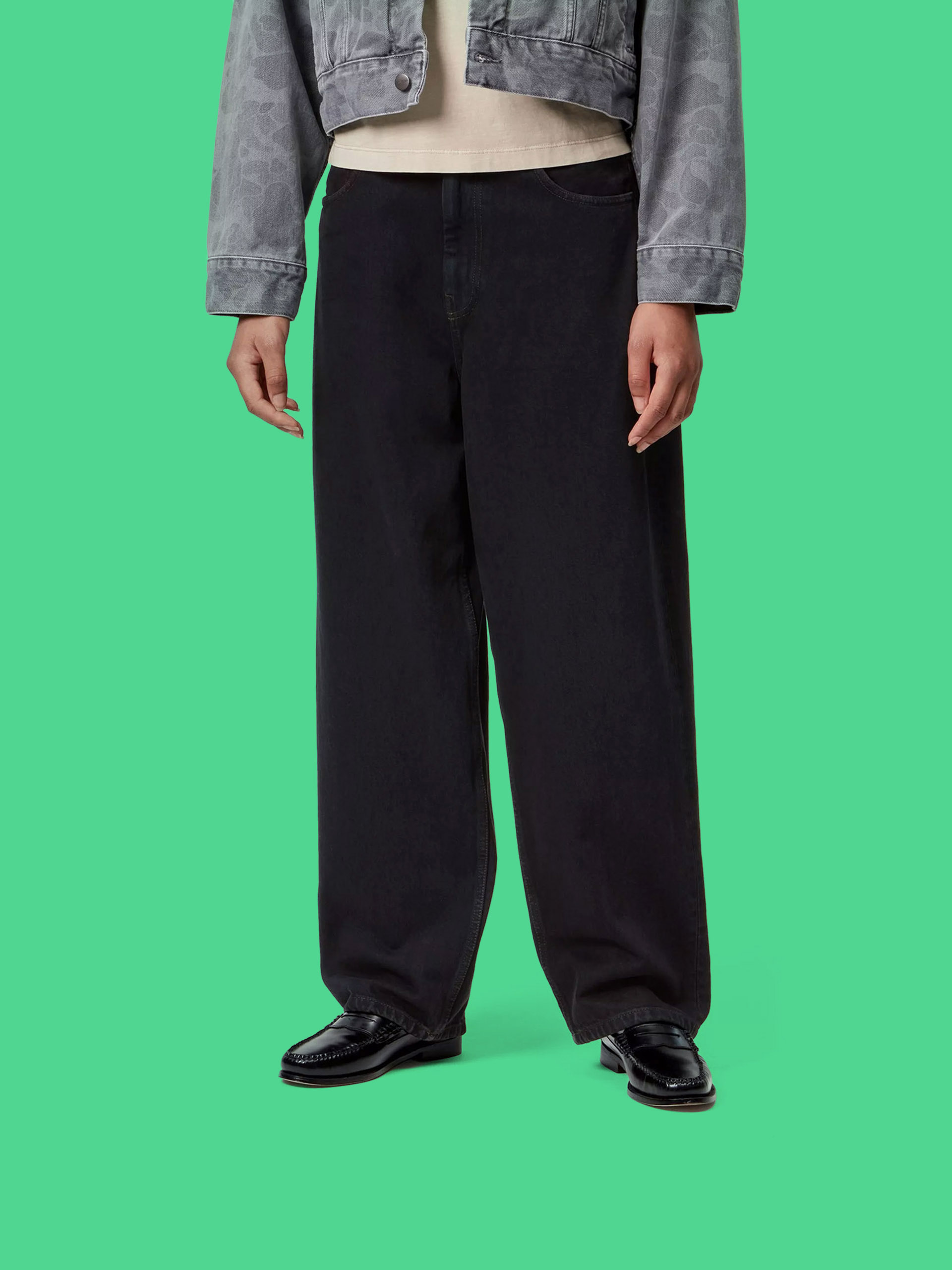 Carhartt WIP Brandon Hose Wmn (black/stone washed)
