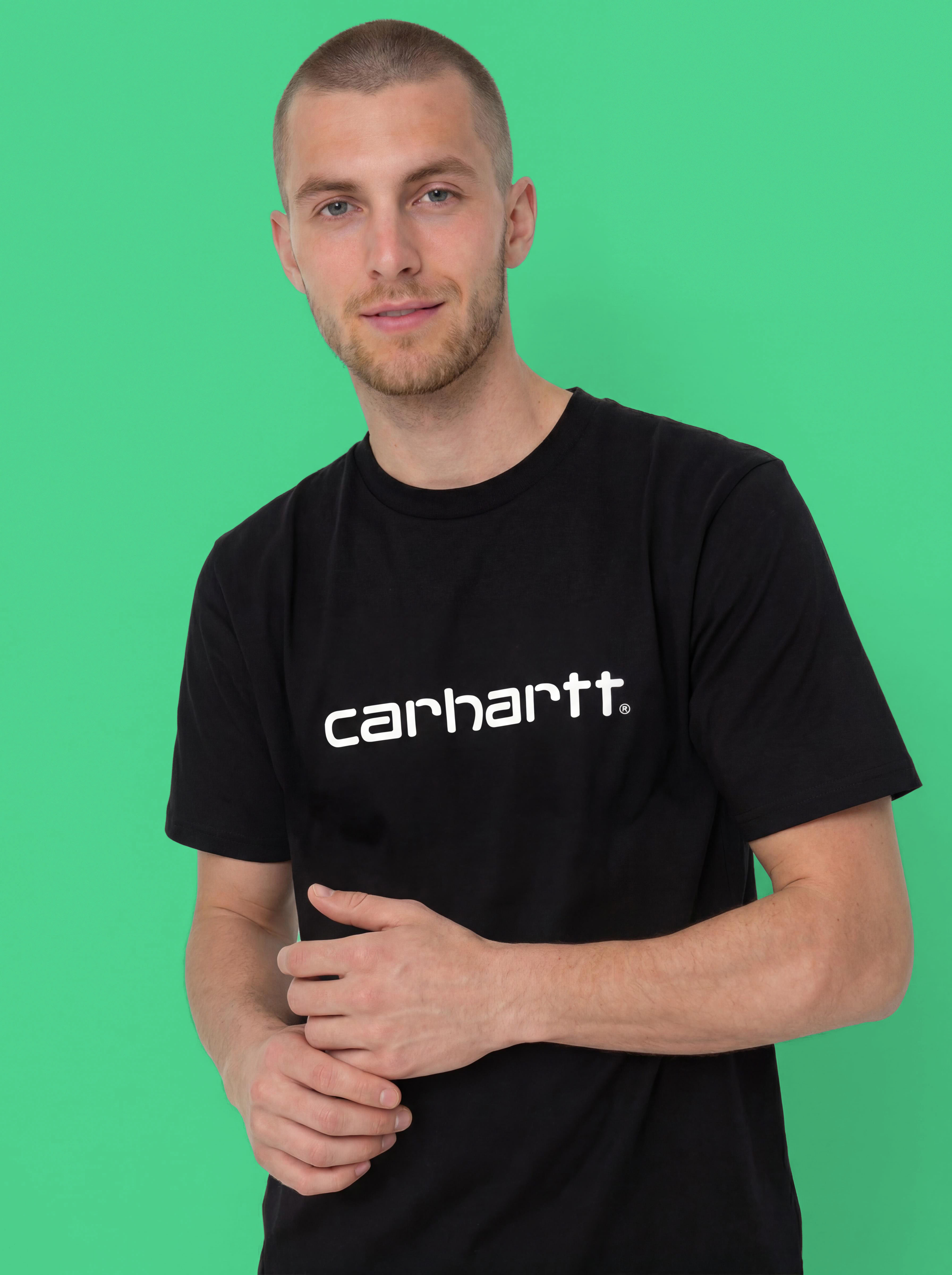 Carhartt WIP T-Shirt Script (black/white)