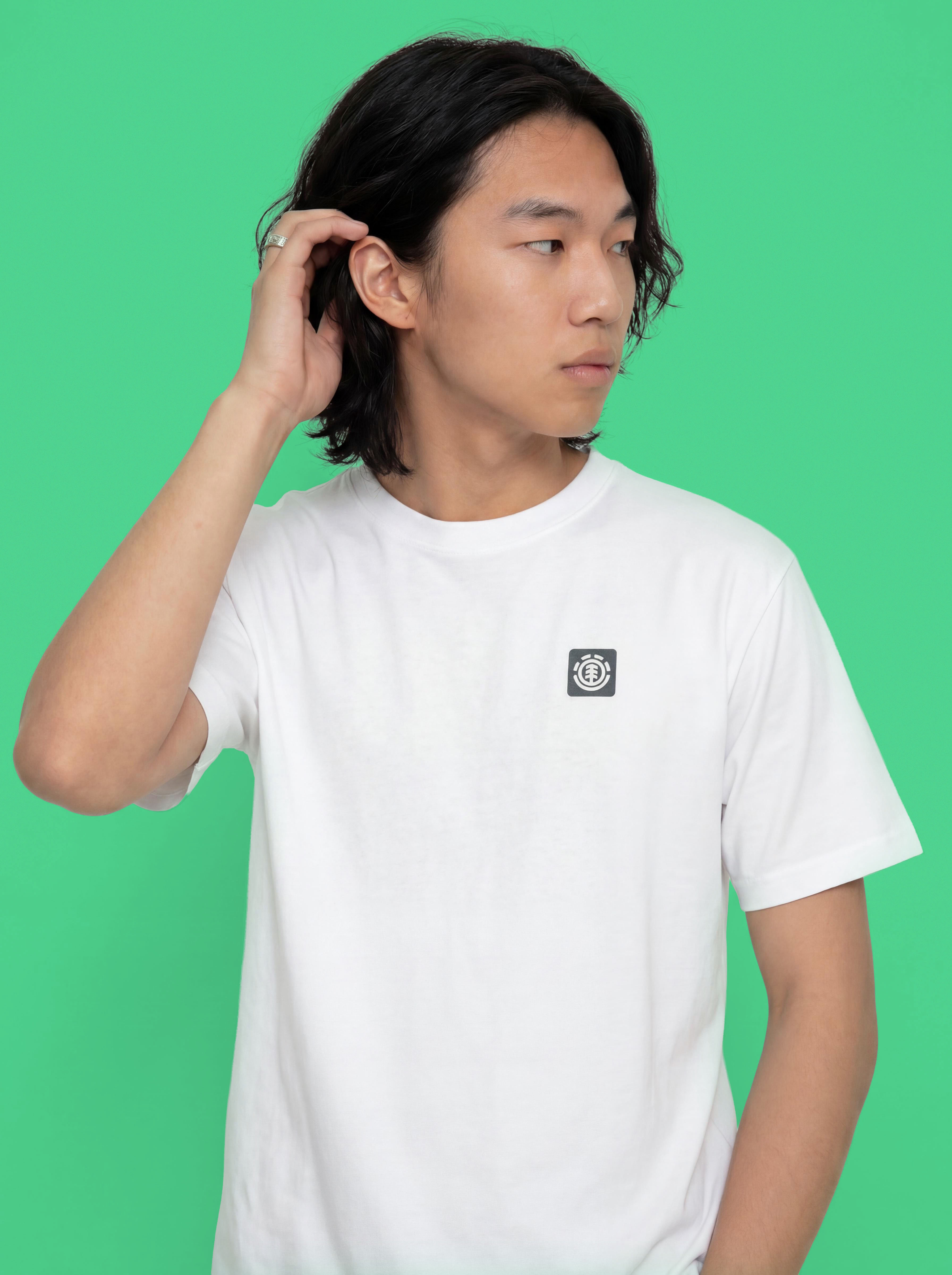 Element Joint Texture T-Shirt (optic white)