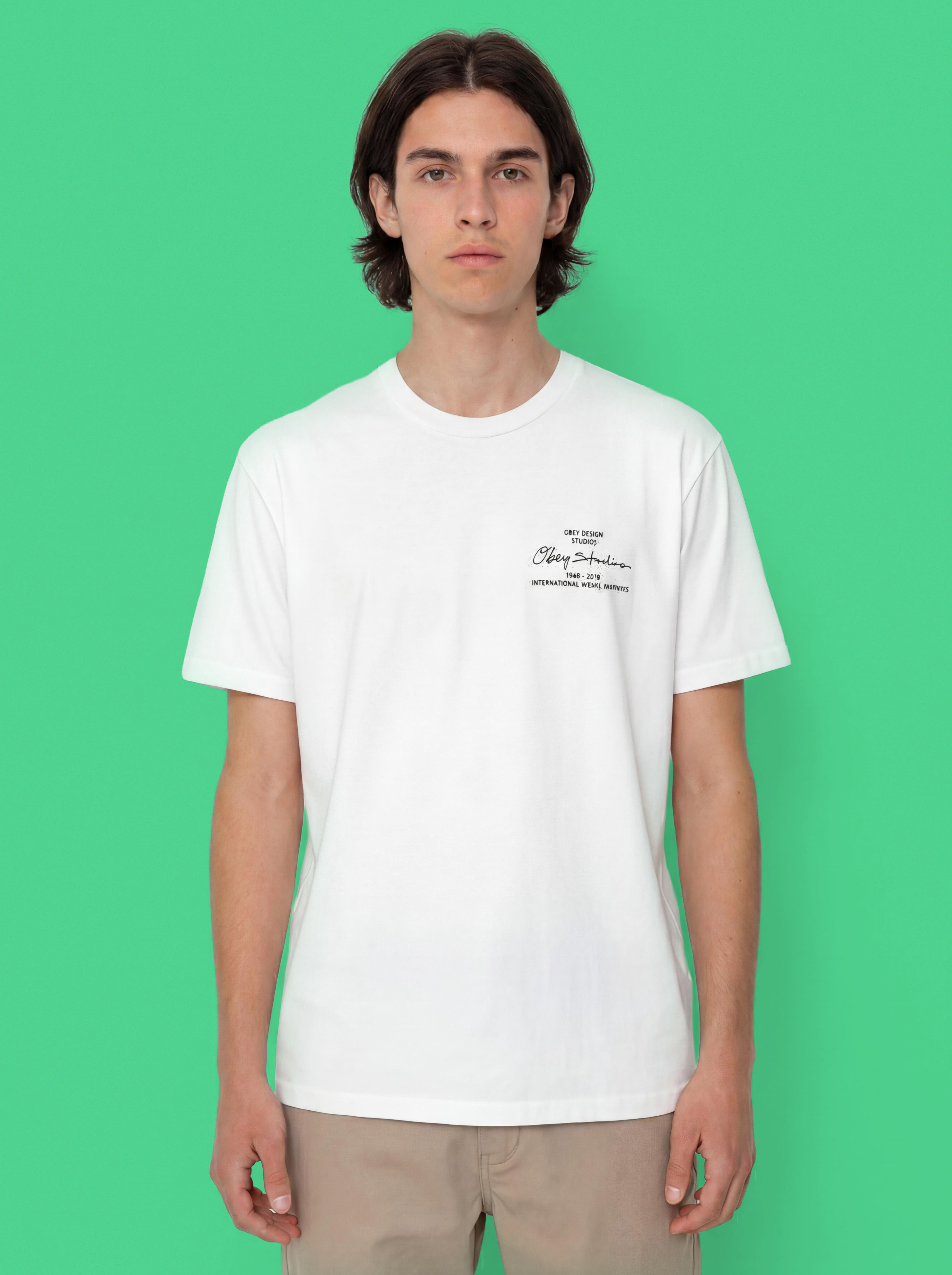 OBEY Institute T-Shirt (pigment vintage white)