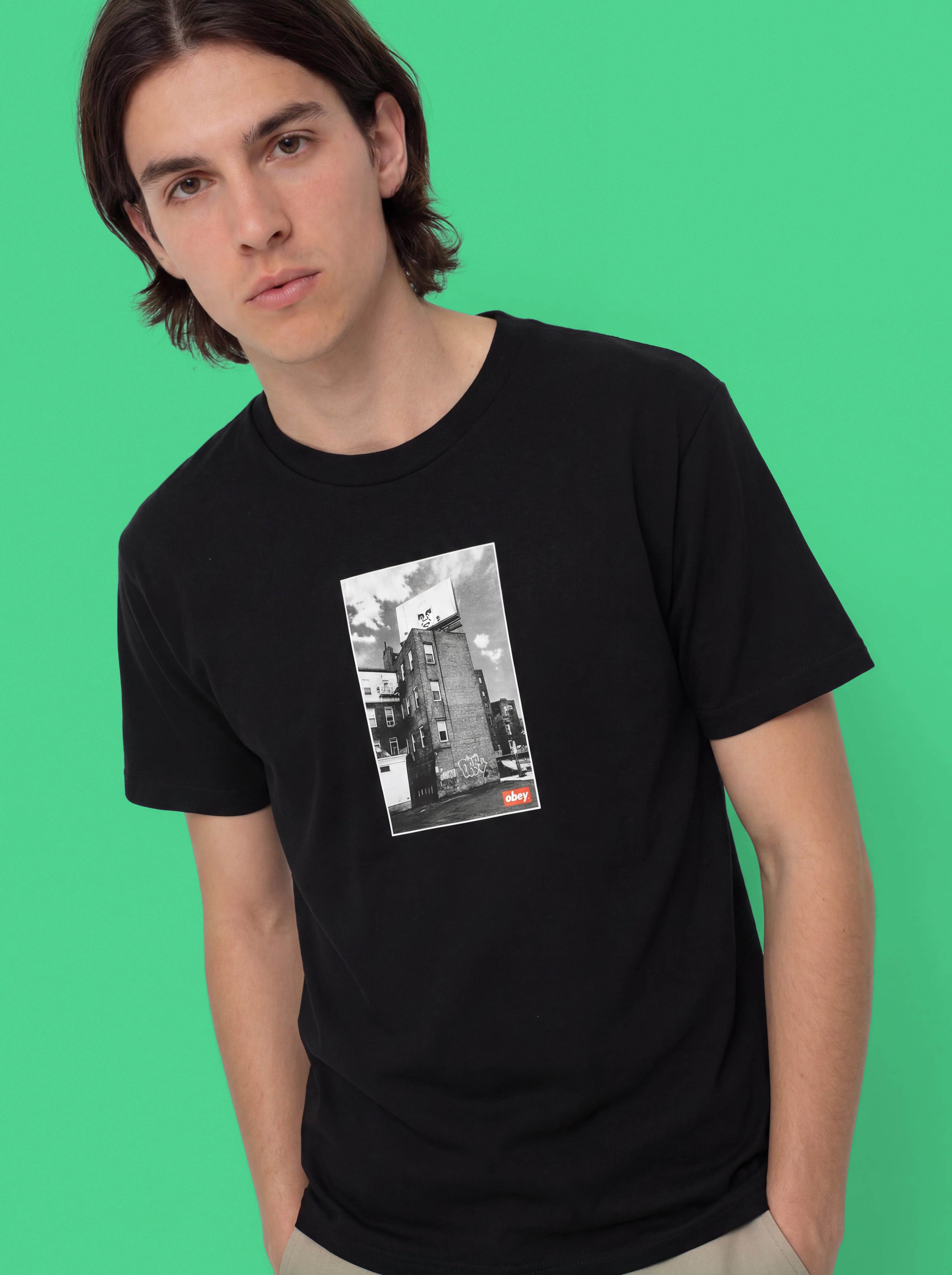 OBEY Boston Billboard T-Shirt (black)
