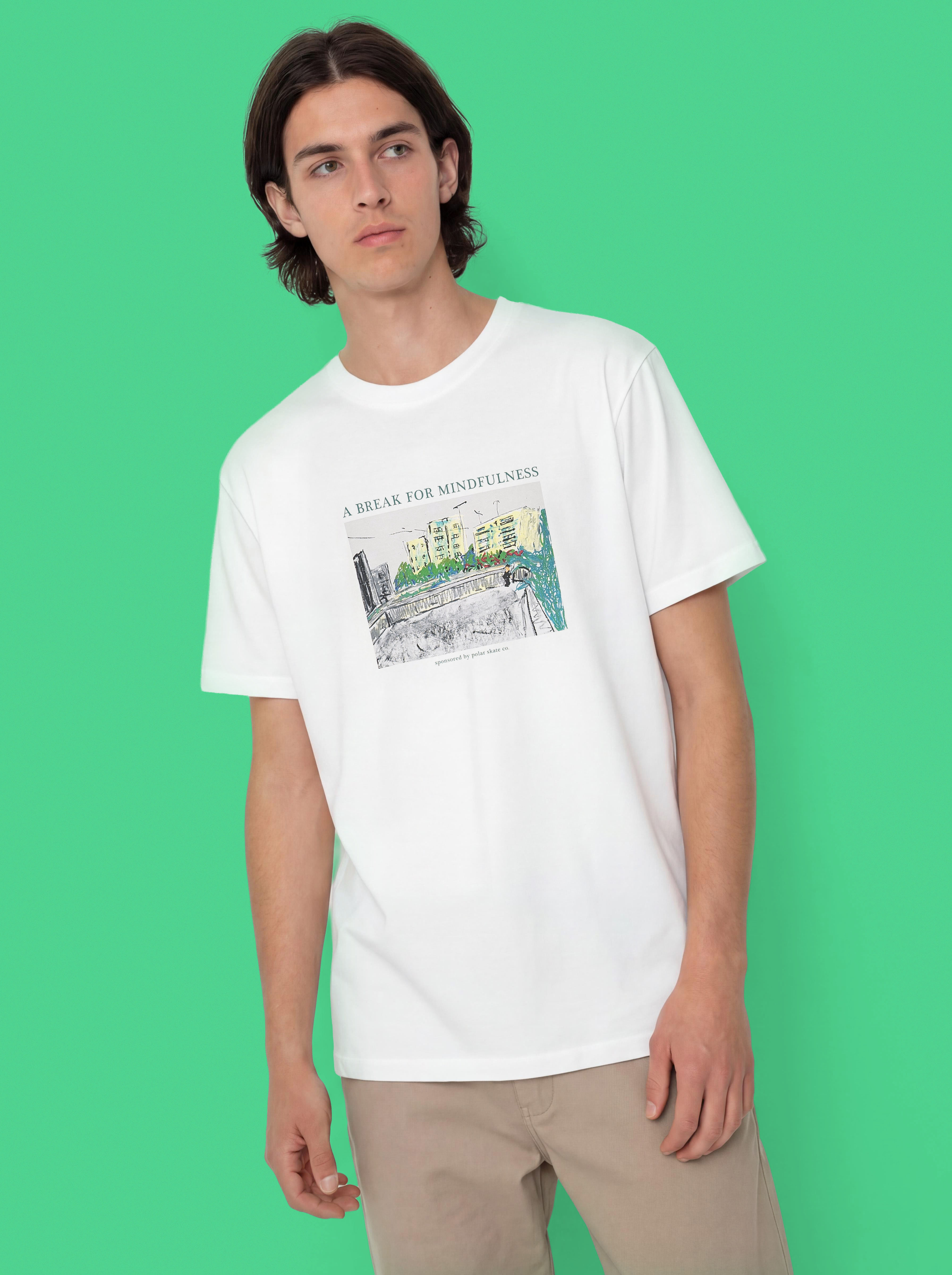 Polar Skate Mindfulness T-Shirt (white)