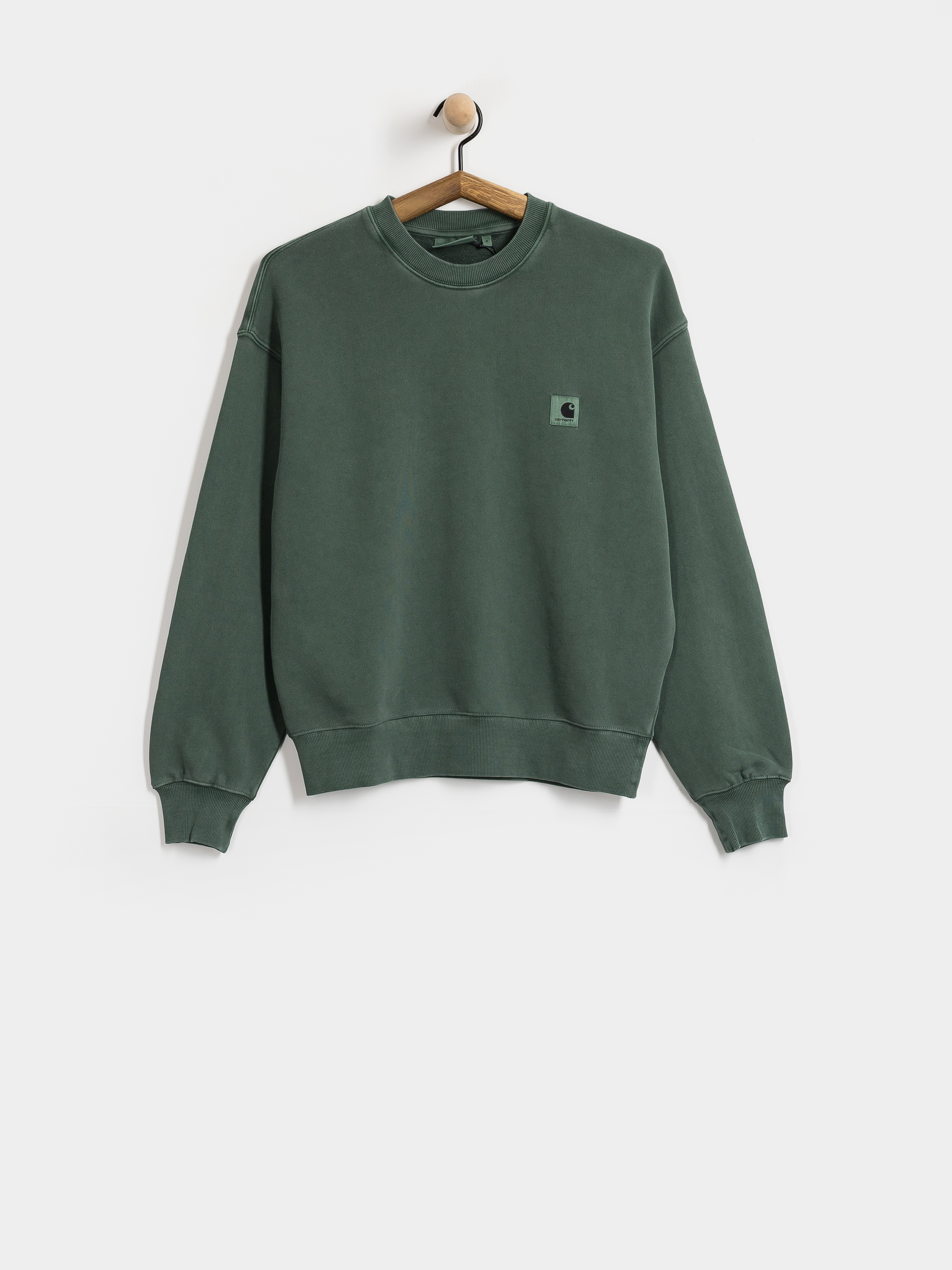 Carhartt WIP Sweatshirt Nelson Wmn (dark scarab/garment dyed)