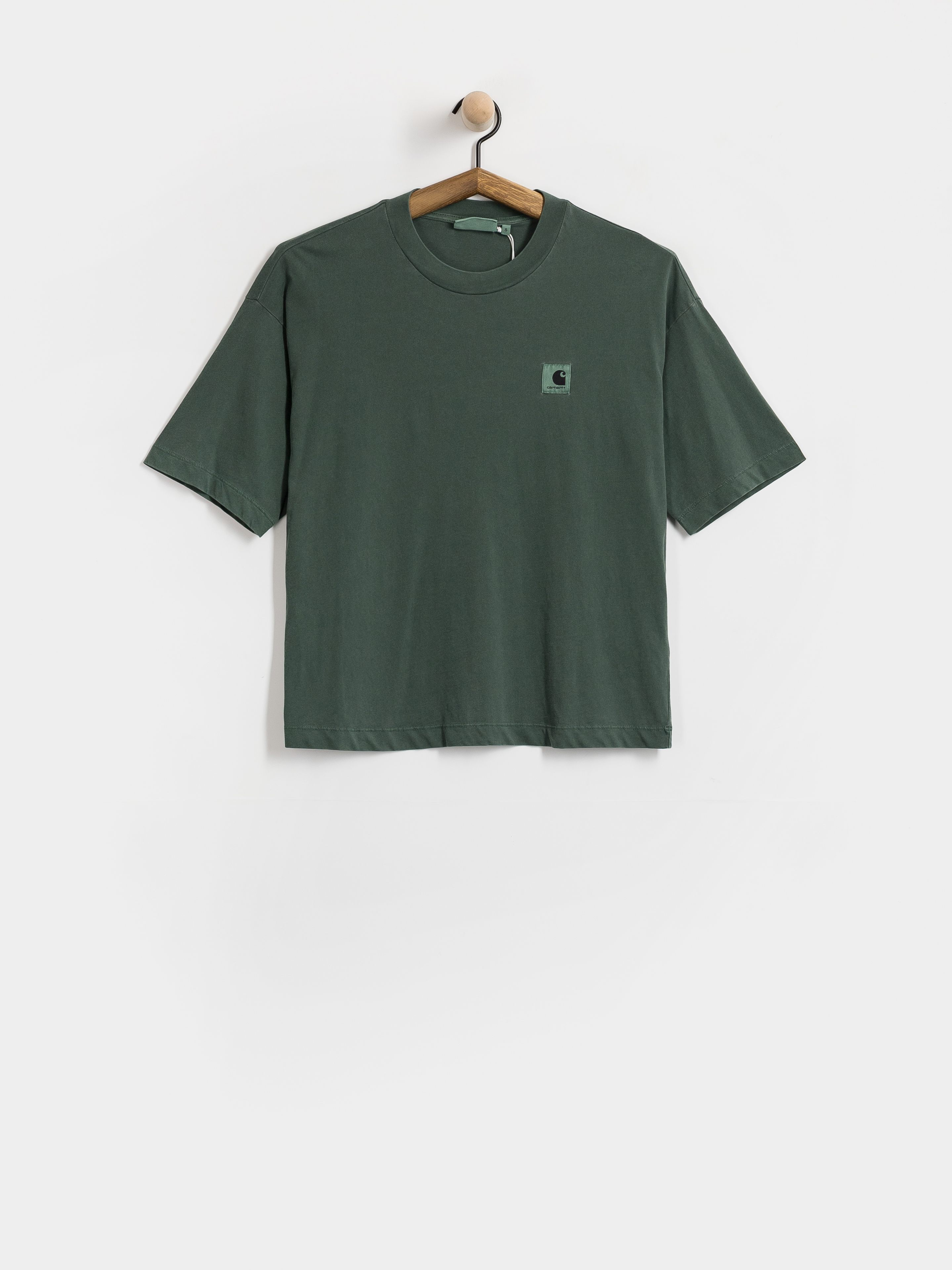 Carhartt WIP T-Shirt Nelson Wmn (dark scarab/garment dyed)