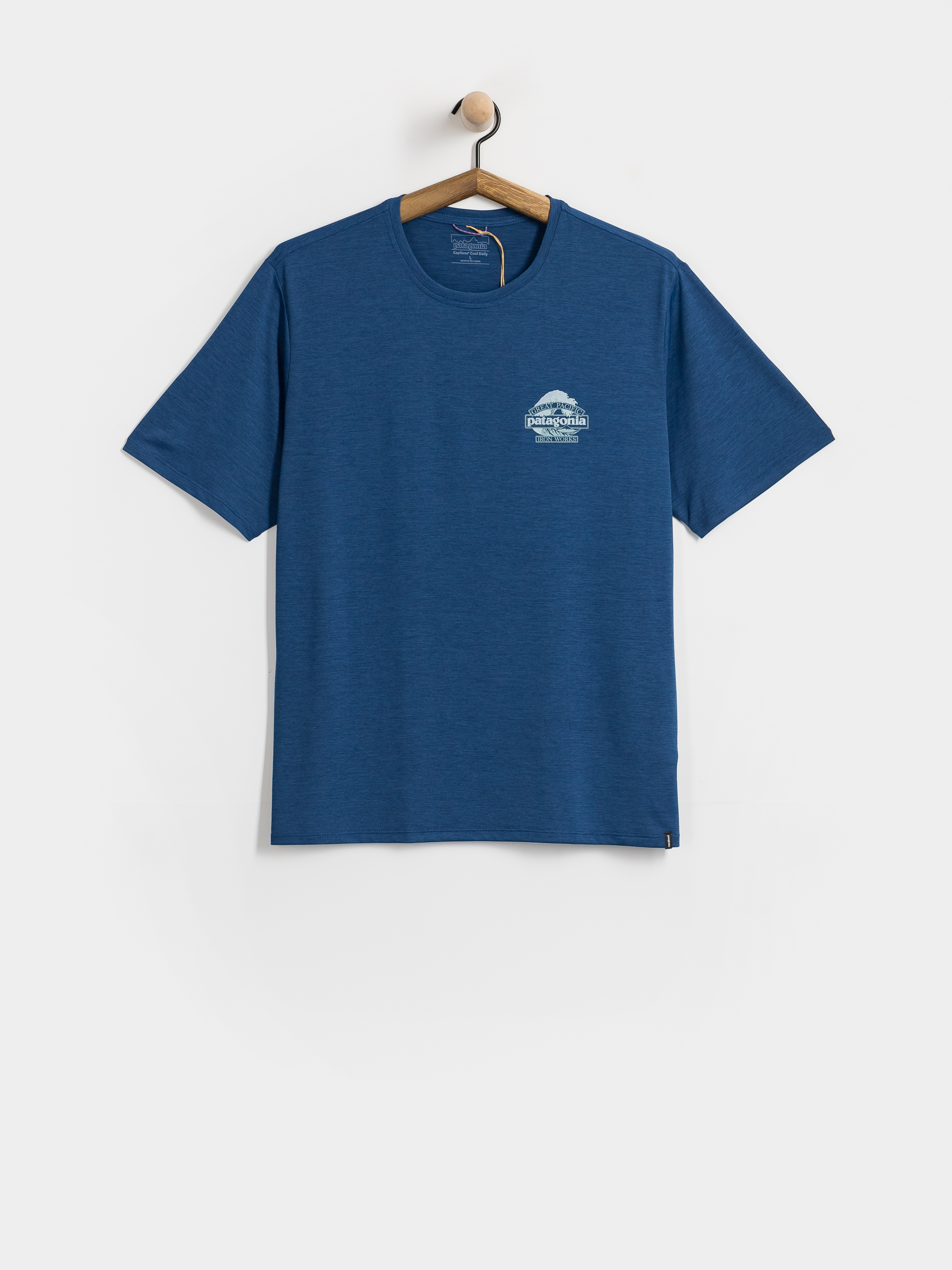 Patagonia Cap Cool Daily Great Waves T-Shirt (clement blue light clement blue x dye)