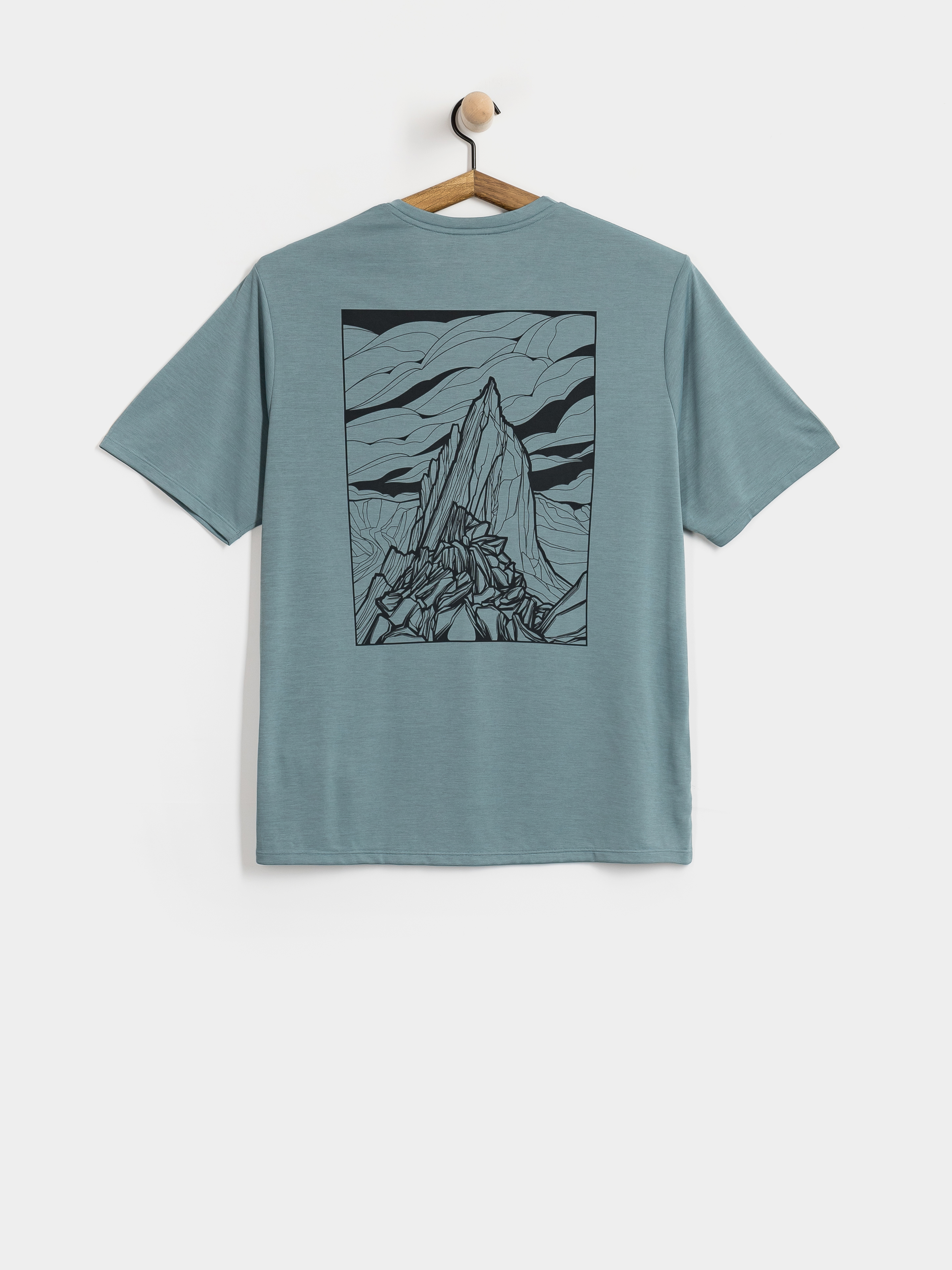 Patagonia Cap Cool Daily Cloud Crag T-Shirt (blue sage light blue sage x dye)