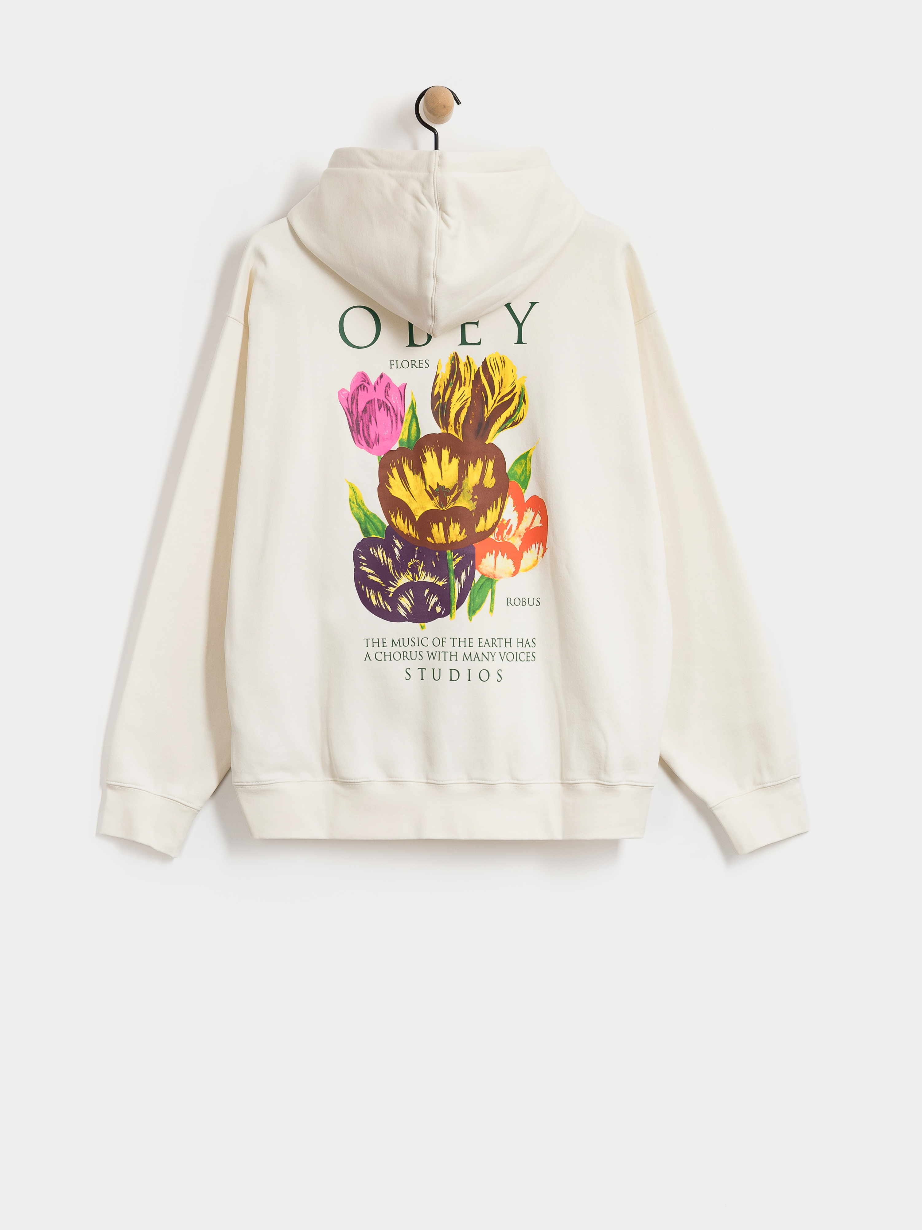 OBEY Sweatshirt Flores Robus (unbleached)