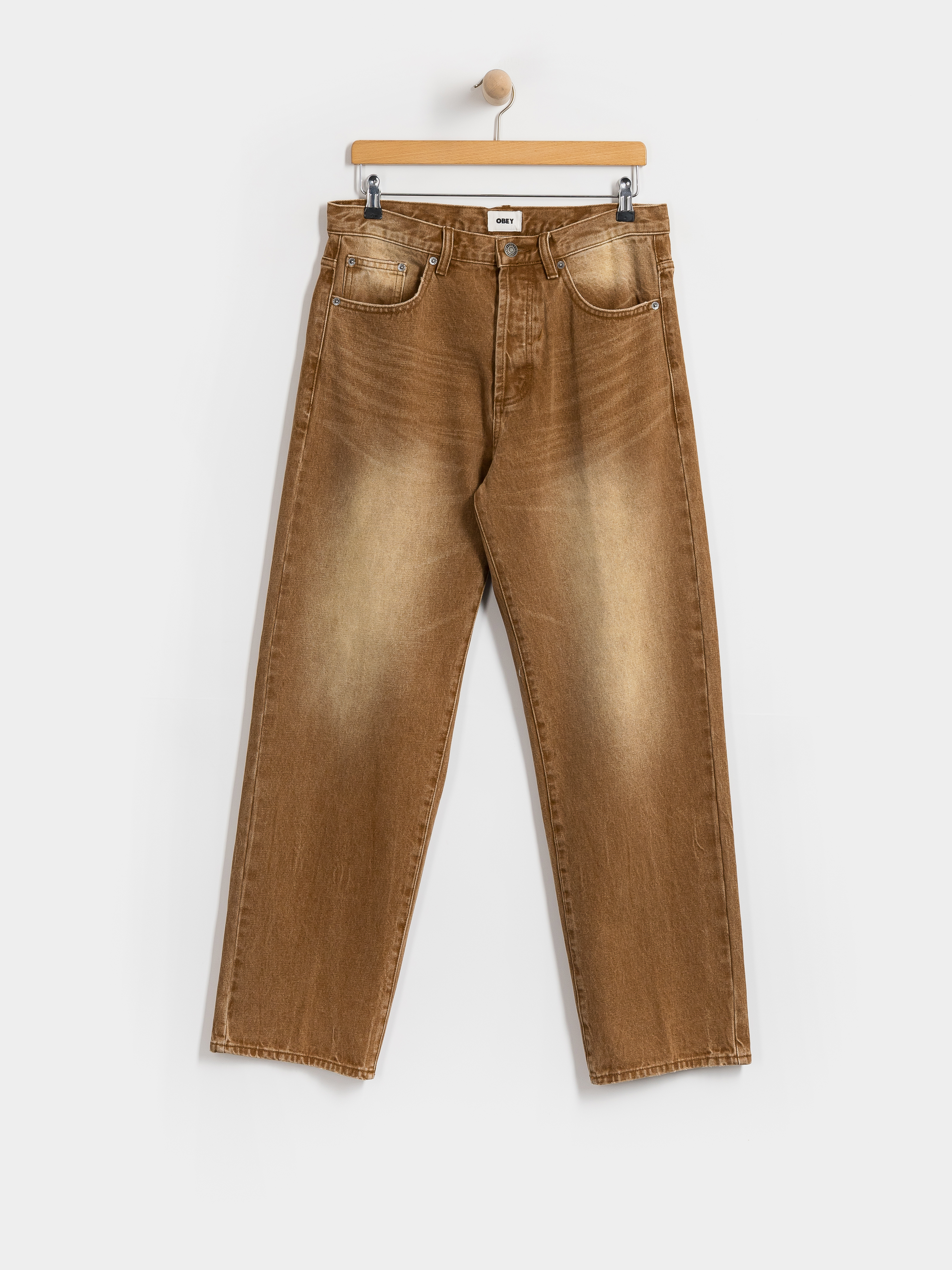OBEY Pants Boxcar Straight Denim (archive brown)