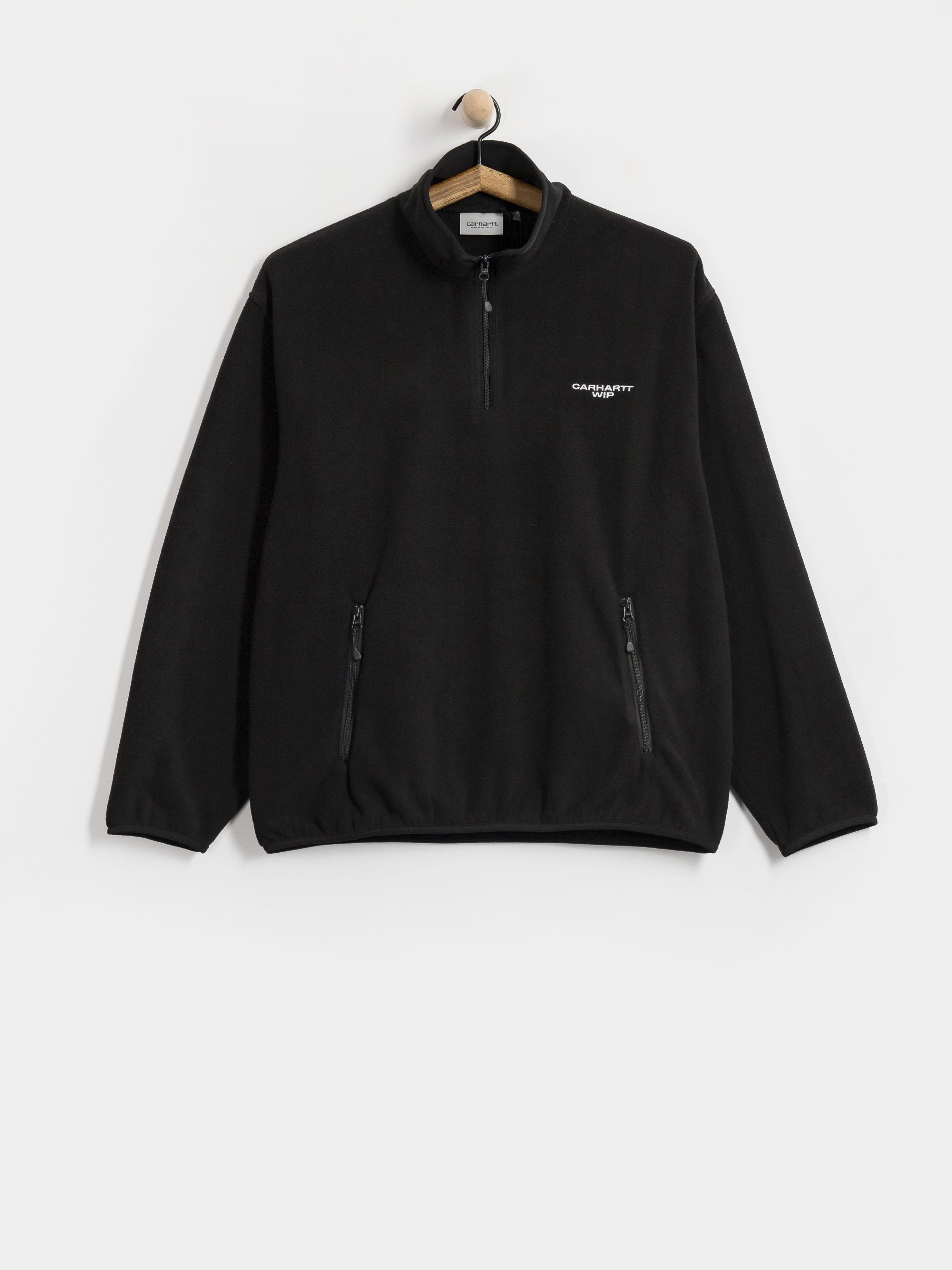 Carhartt WIP Fleece  Edmore Half Zip (black/white)