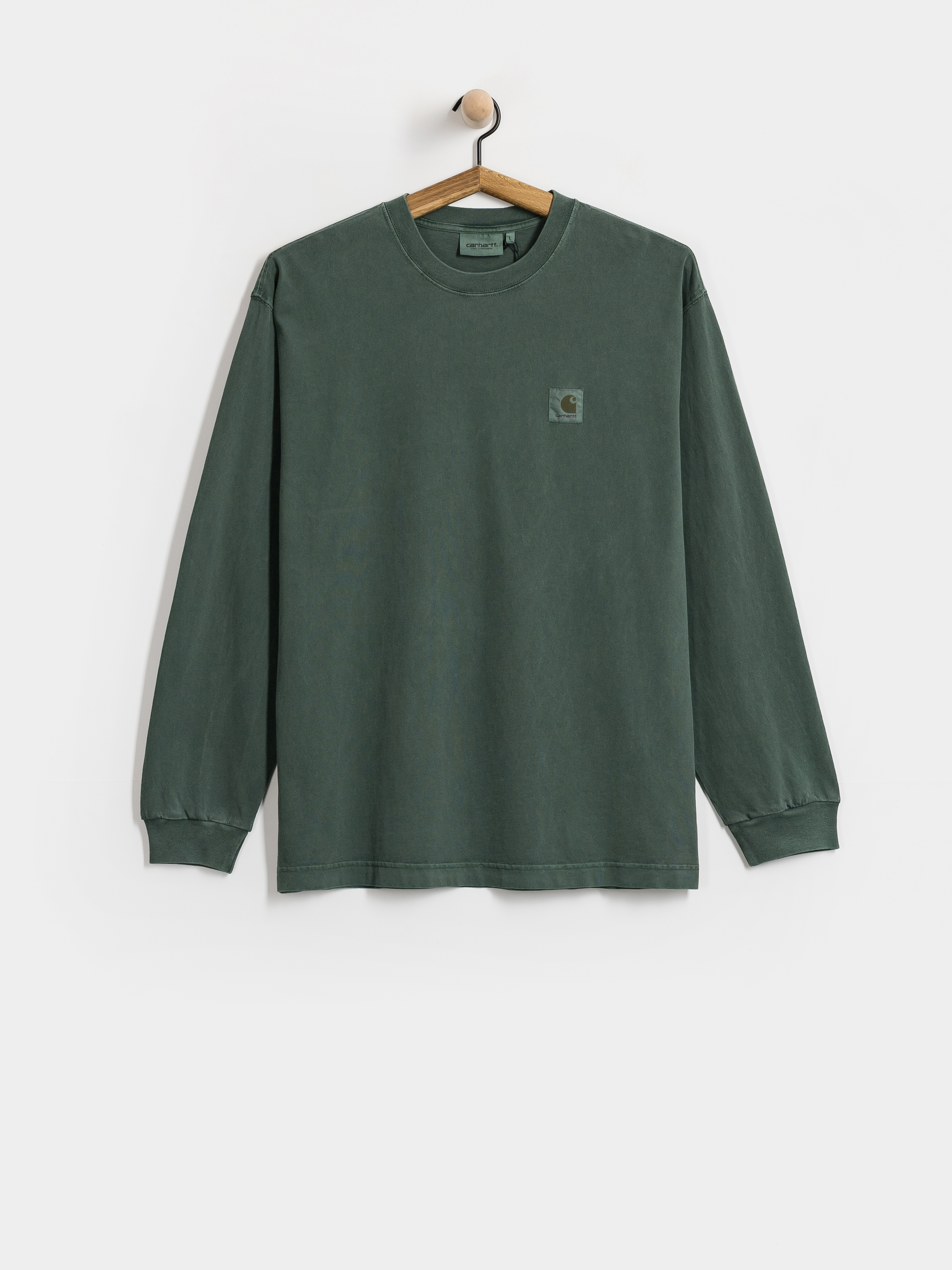 Carhartt WIP Vista Longsleeve (dark scarab/garment dyed)