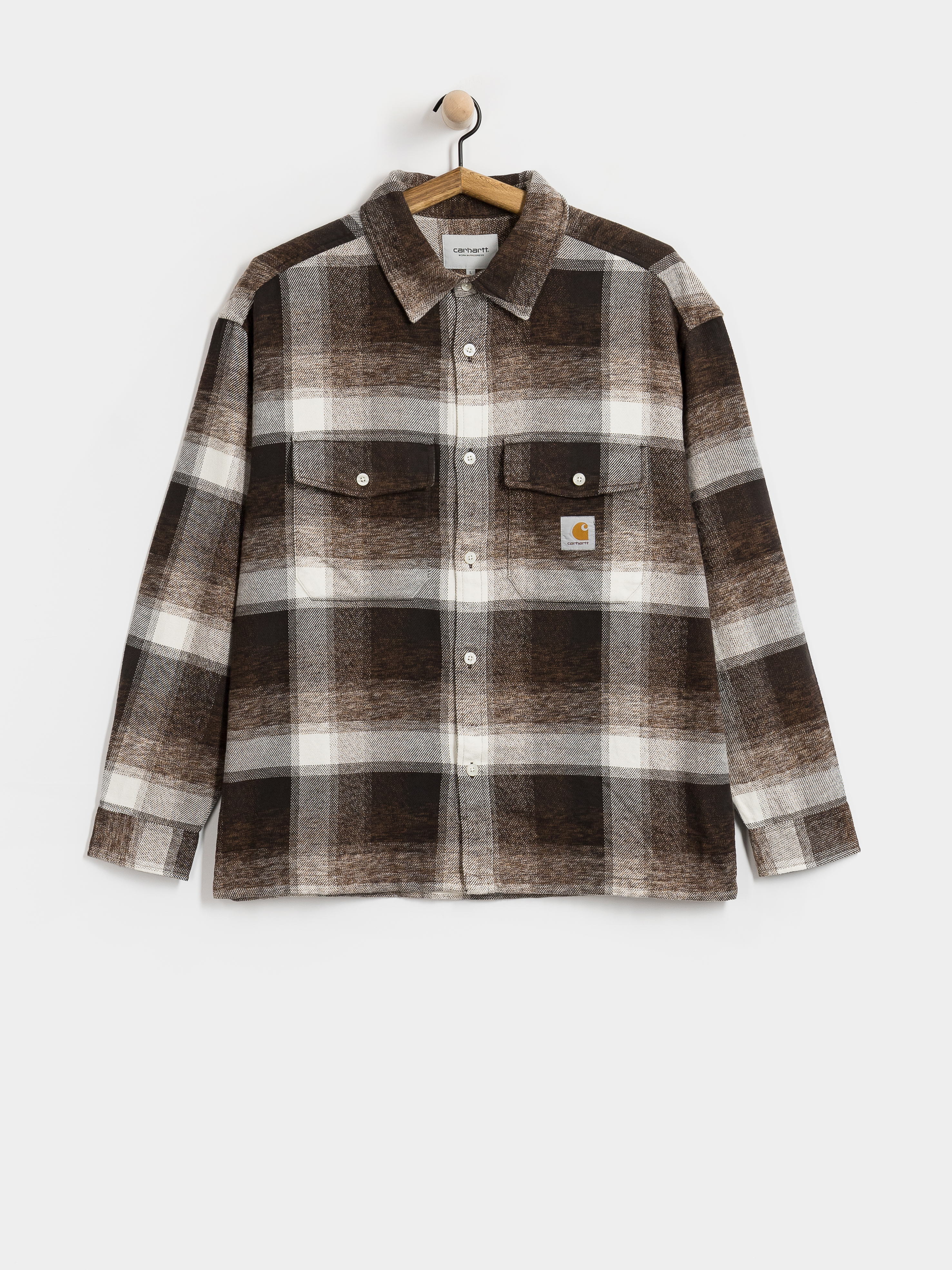 Carhartt WIP Esterson Shirt (esterson check tobacco)