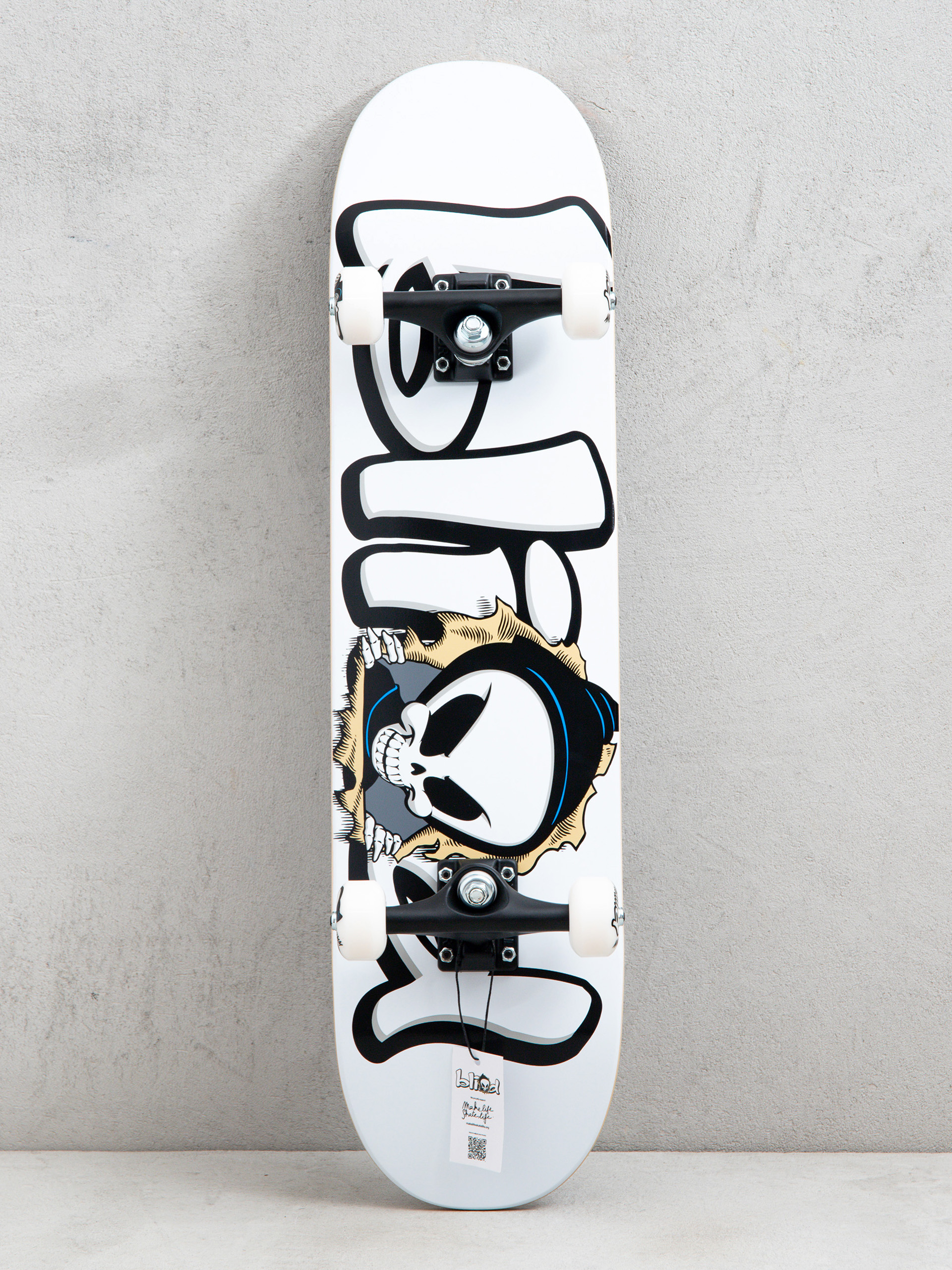 Blind Skateboard Classic Bust Out Reaper (white)