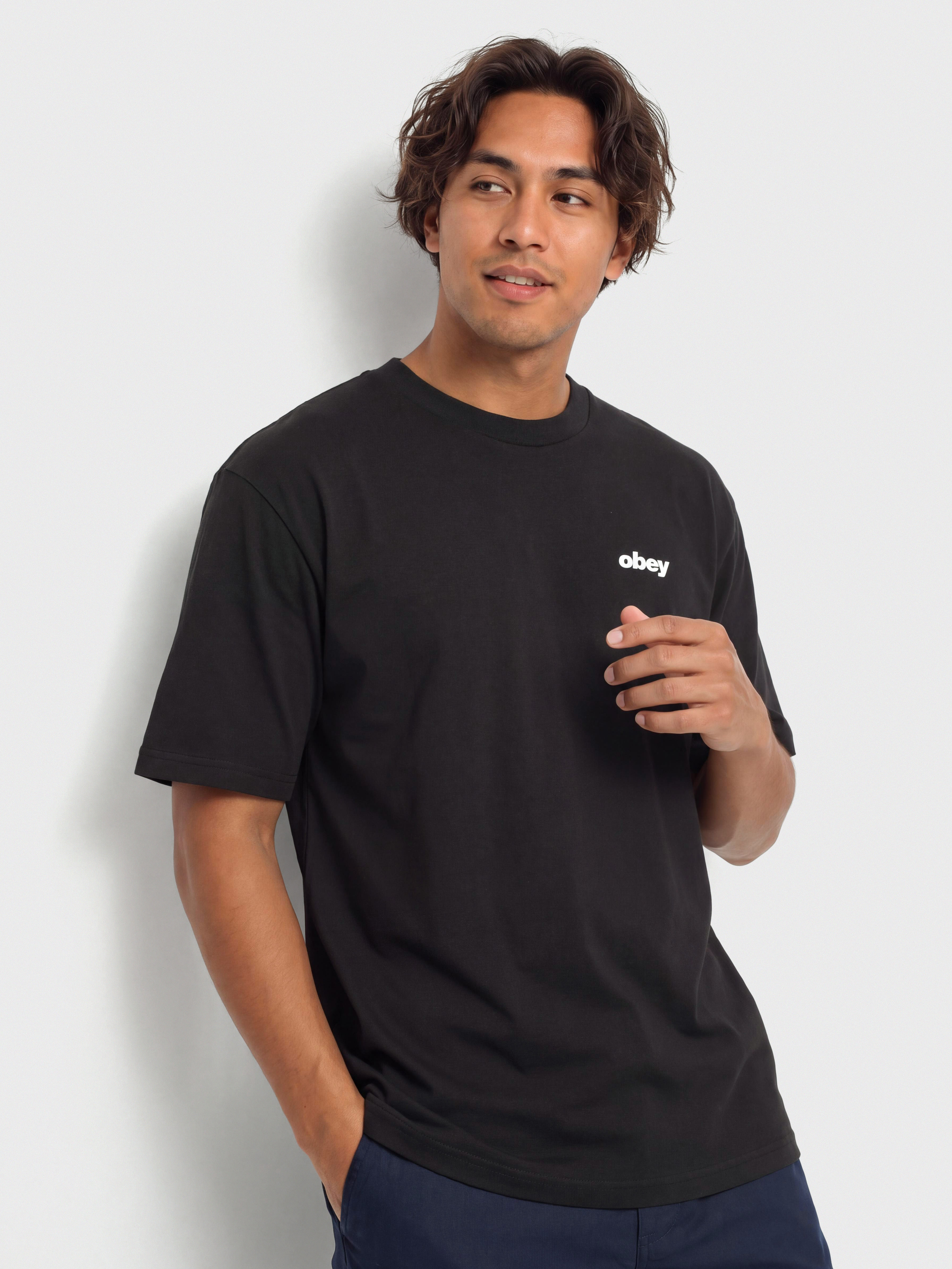 OBEY Stronger Together T-Shirt (vintage black)