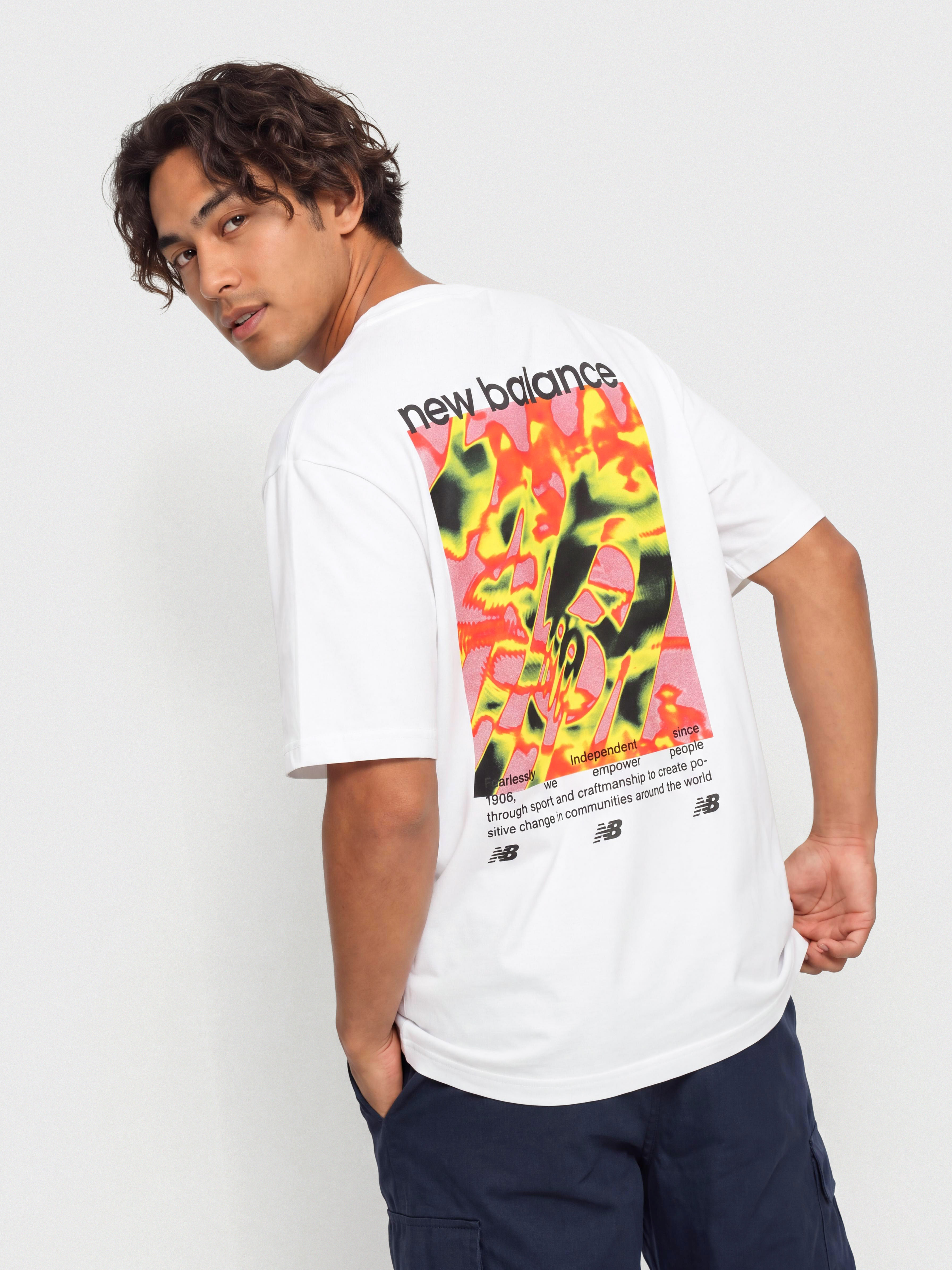 New Balance Heat Map Forward Thinker T-Shirt (white)