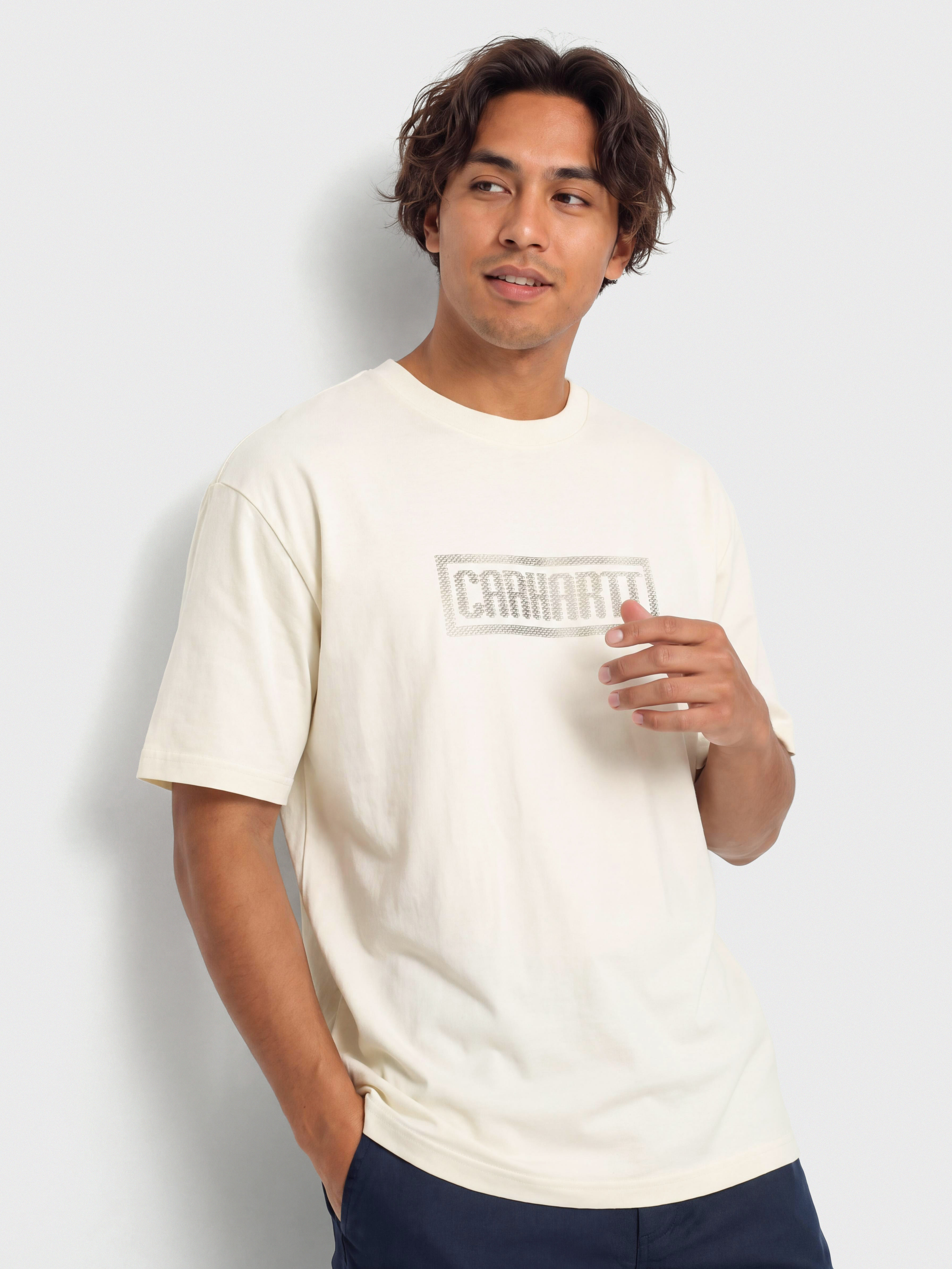 Carhartt WIP T-Shirt Bricky Man (wax/stone dyed)