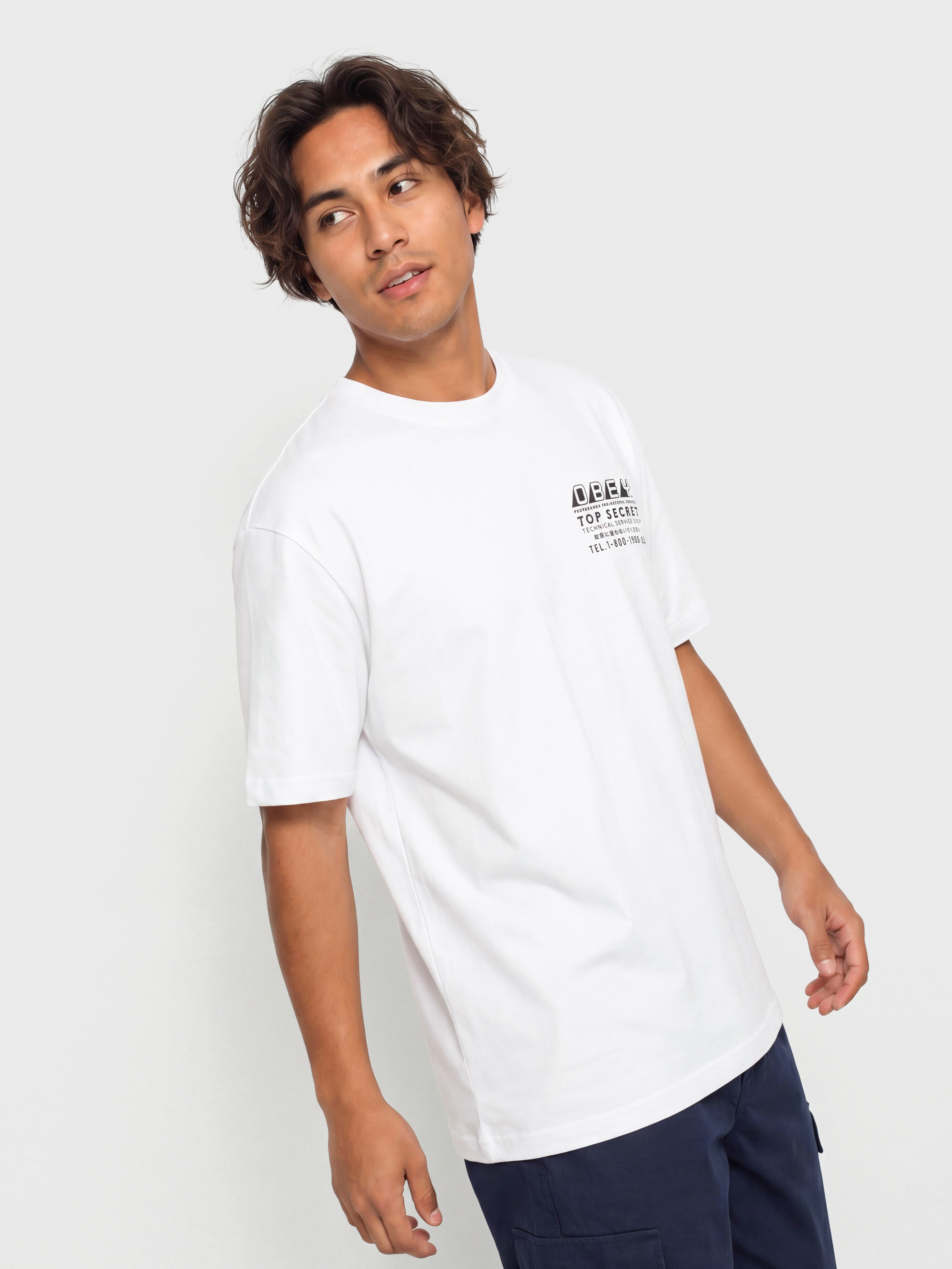 OBEY Top Secret T-shirt (white)