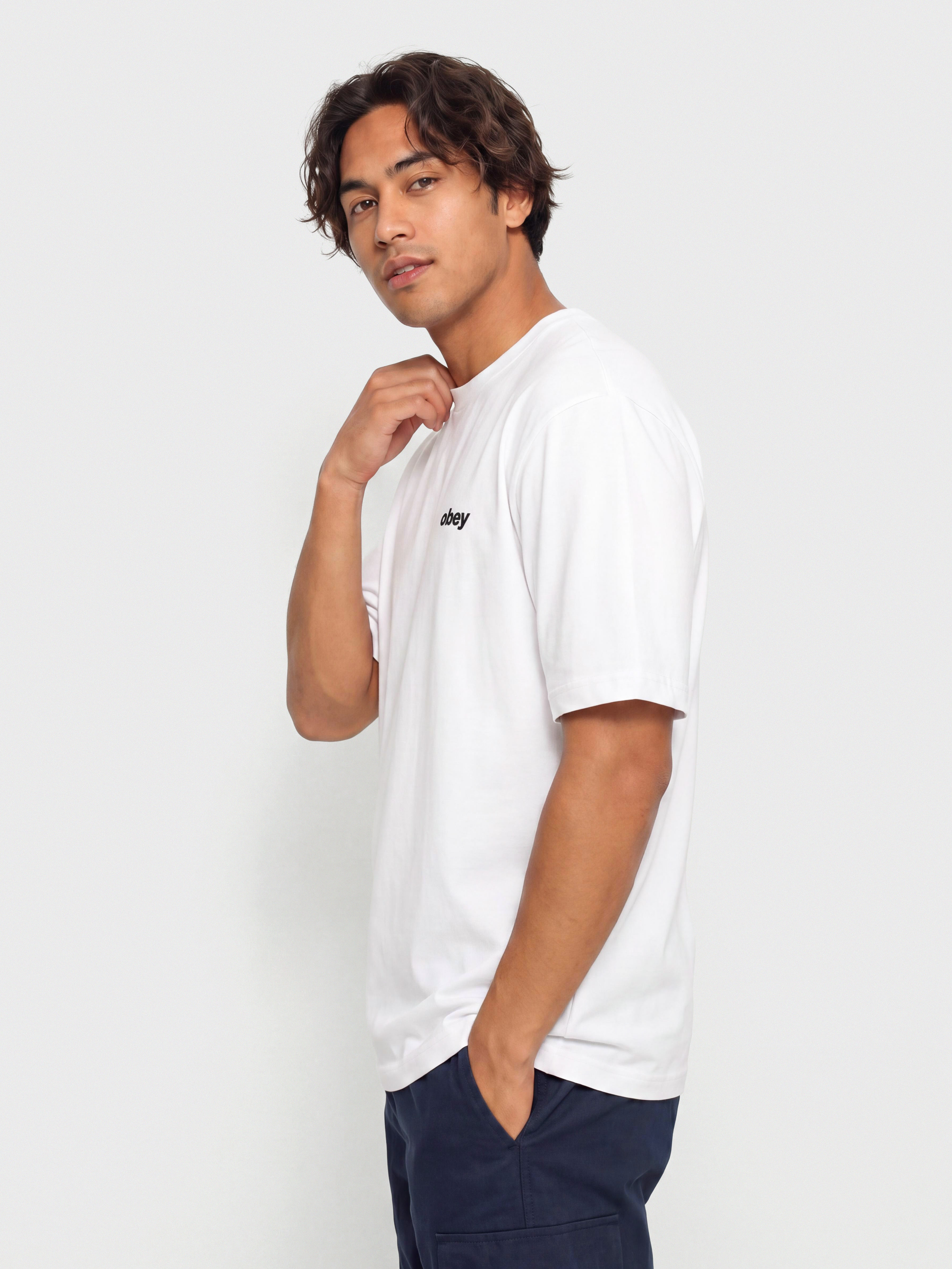 OBEY Intercontinental T-Shirt (white)