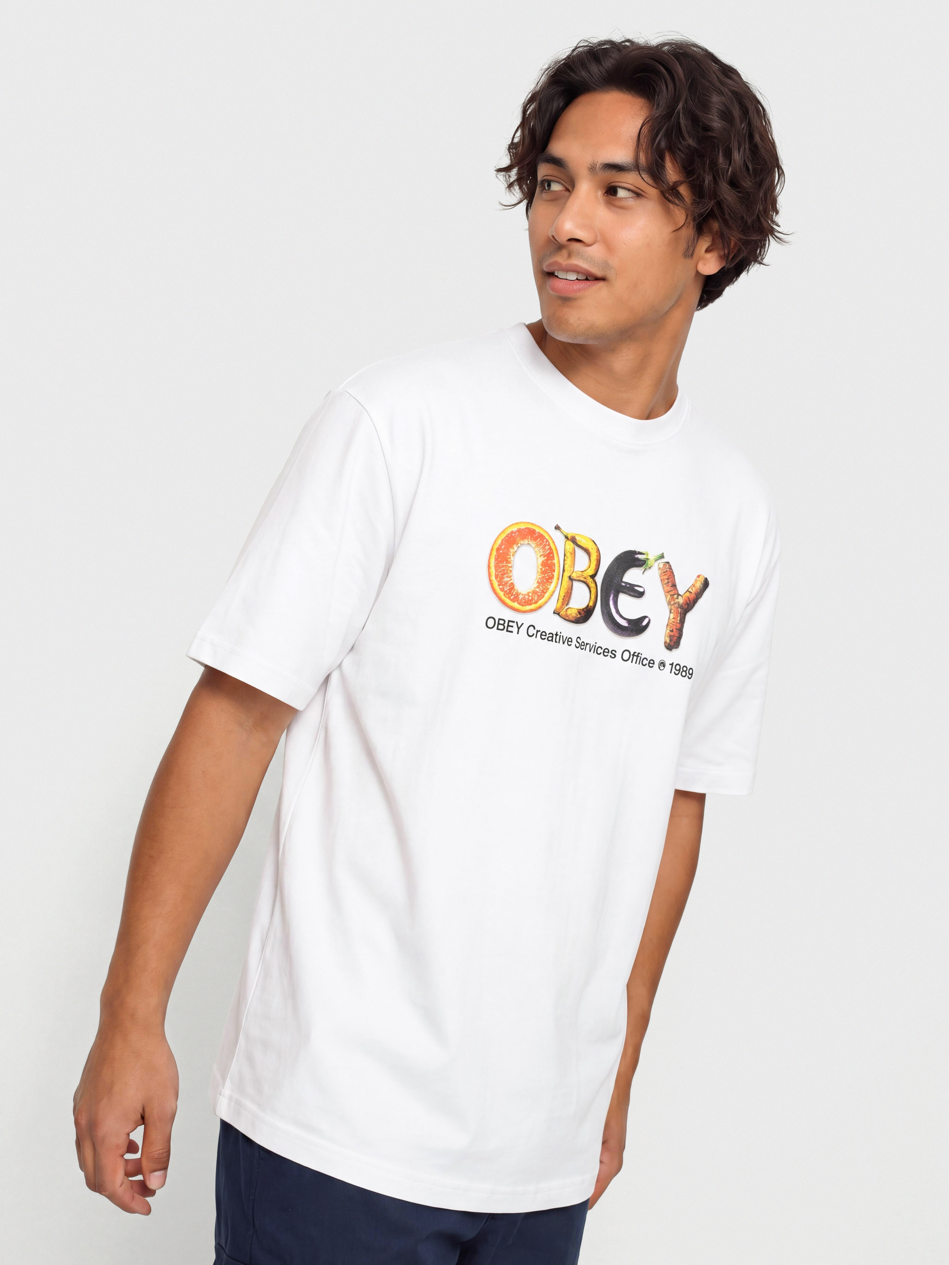 OBEY Creative Services Office T-shirt (white)