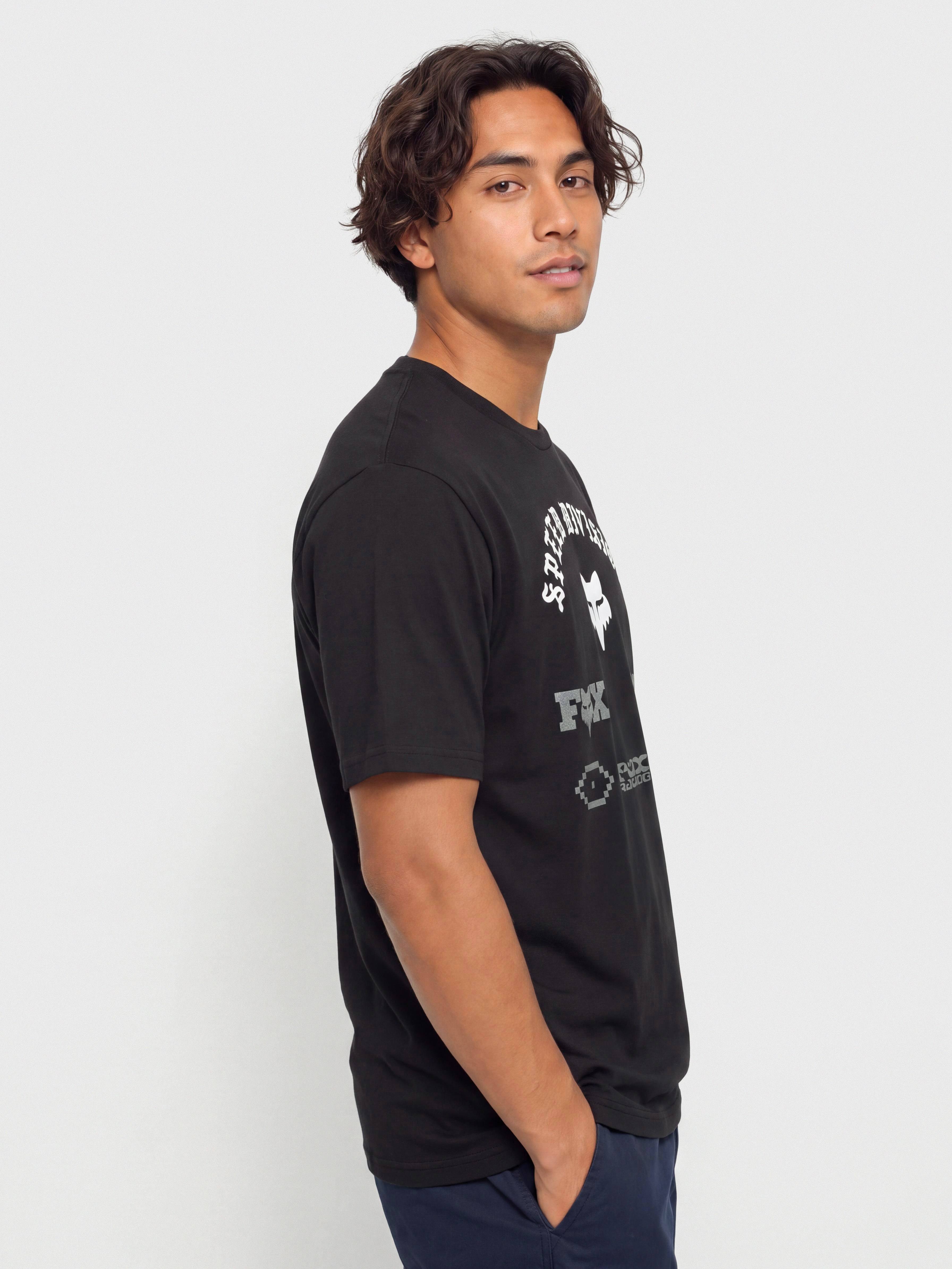 Fox T-Shirt Icon 195 (black)
