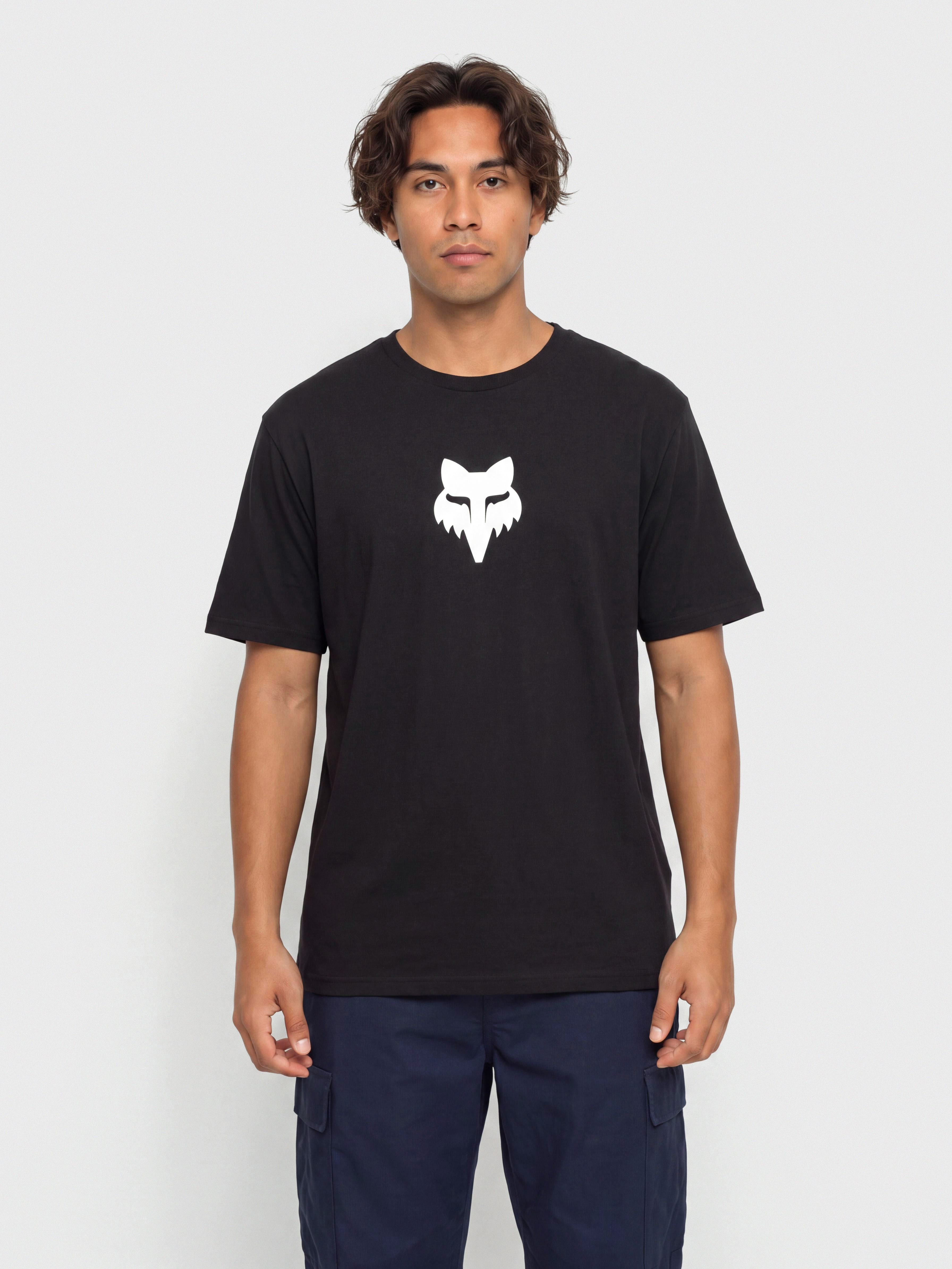 Fox T-Shirt Head 195 (black)