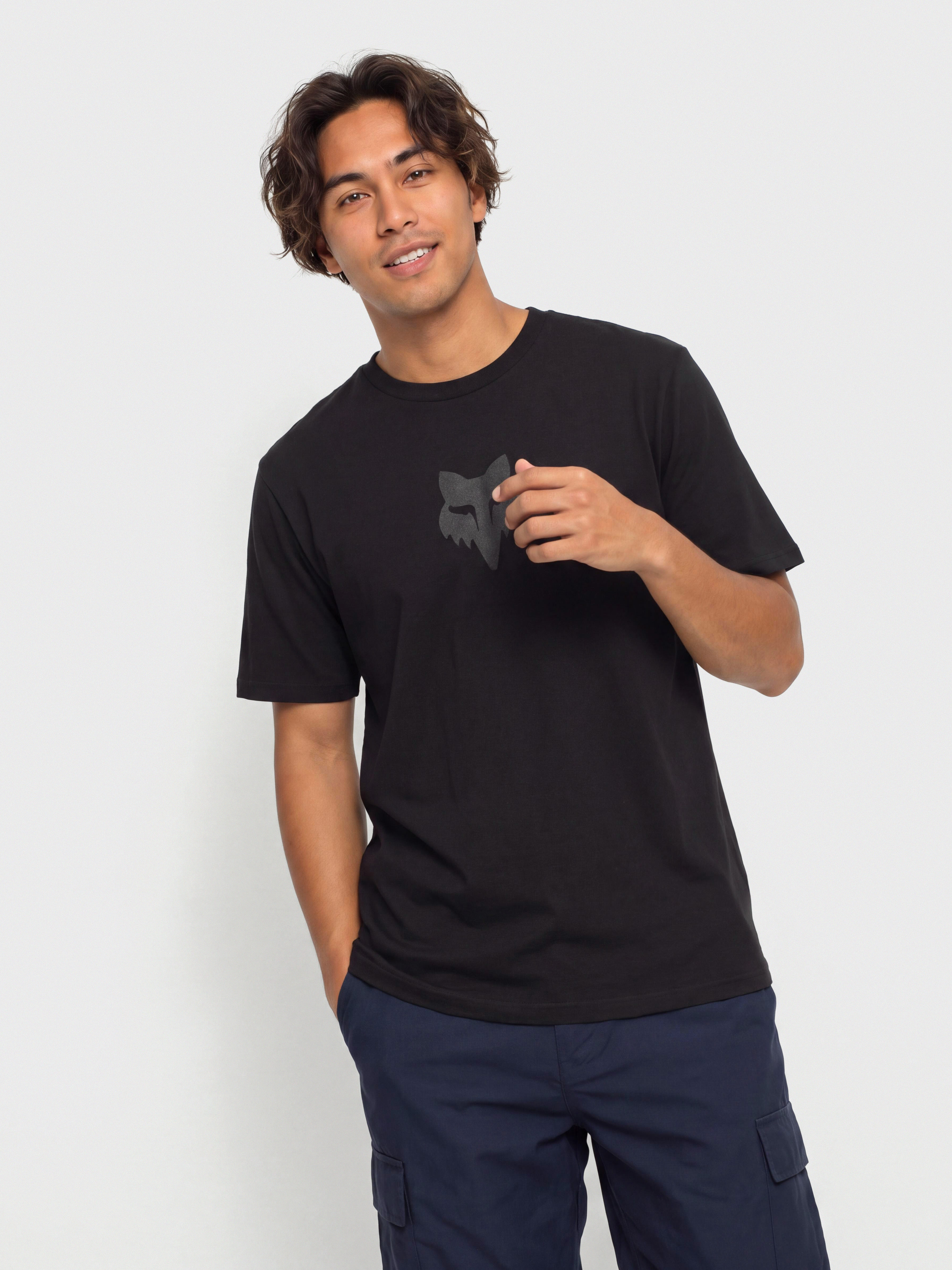 Fox T-Shirt Head 195 (black/black)
