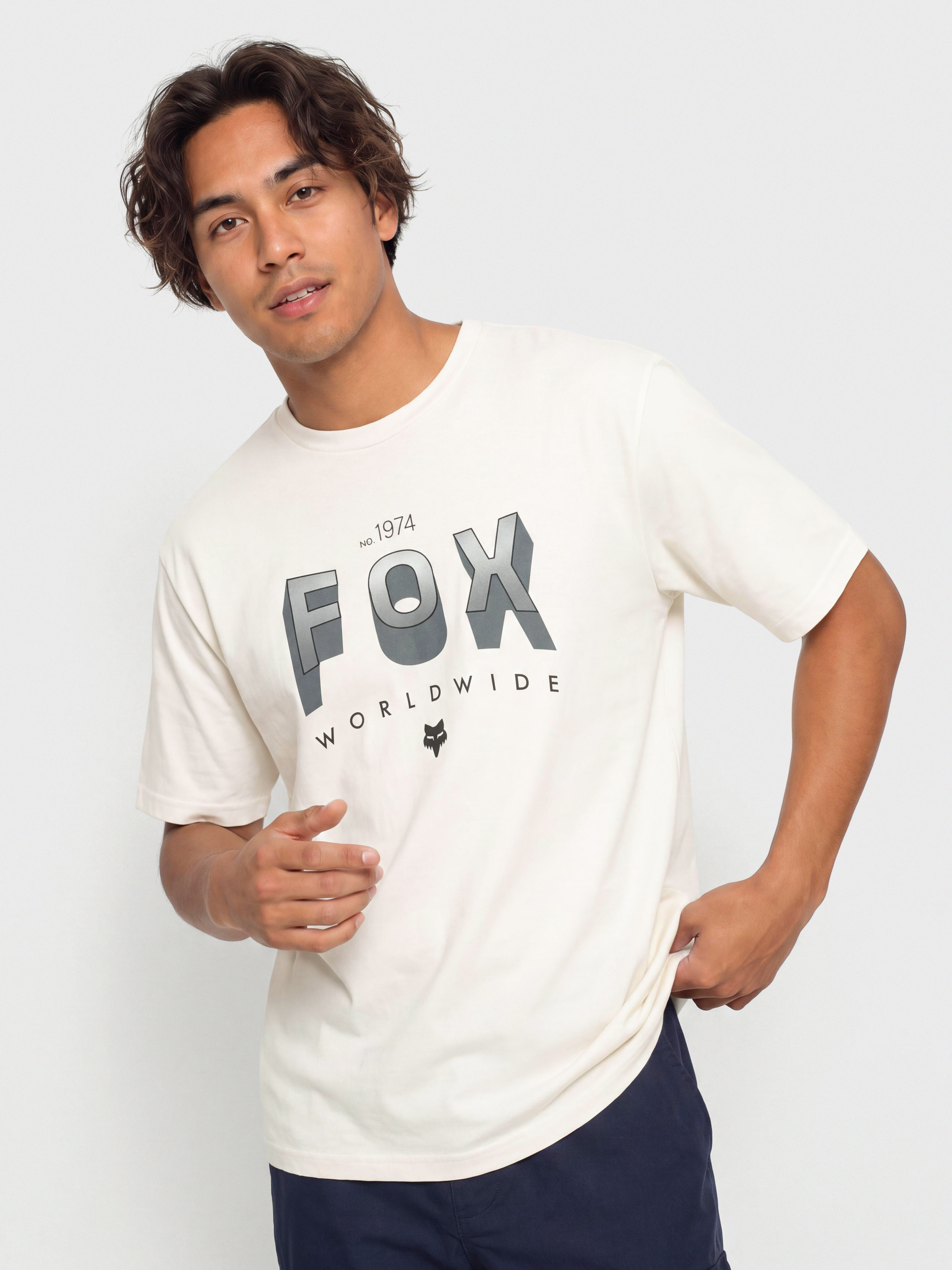 Fox T-Shirt Block 195 (off white)