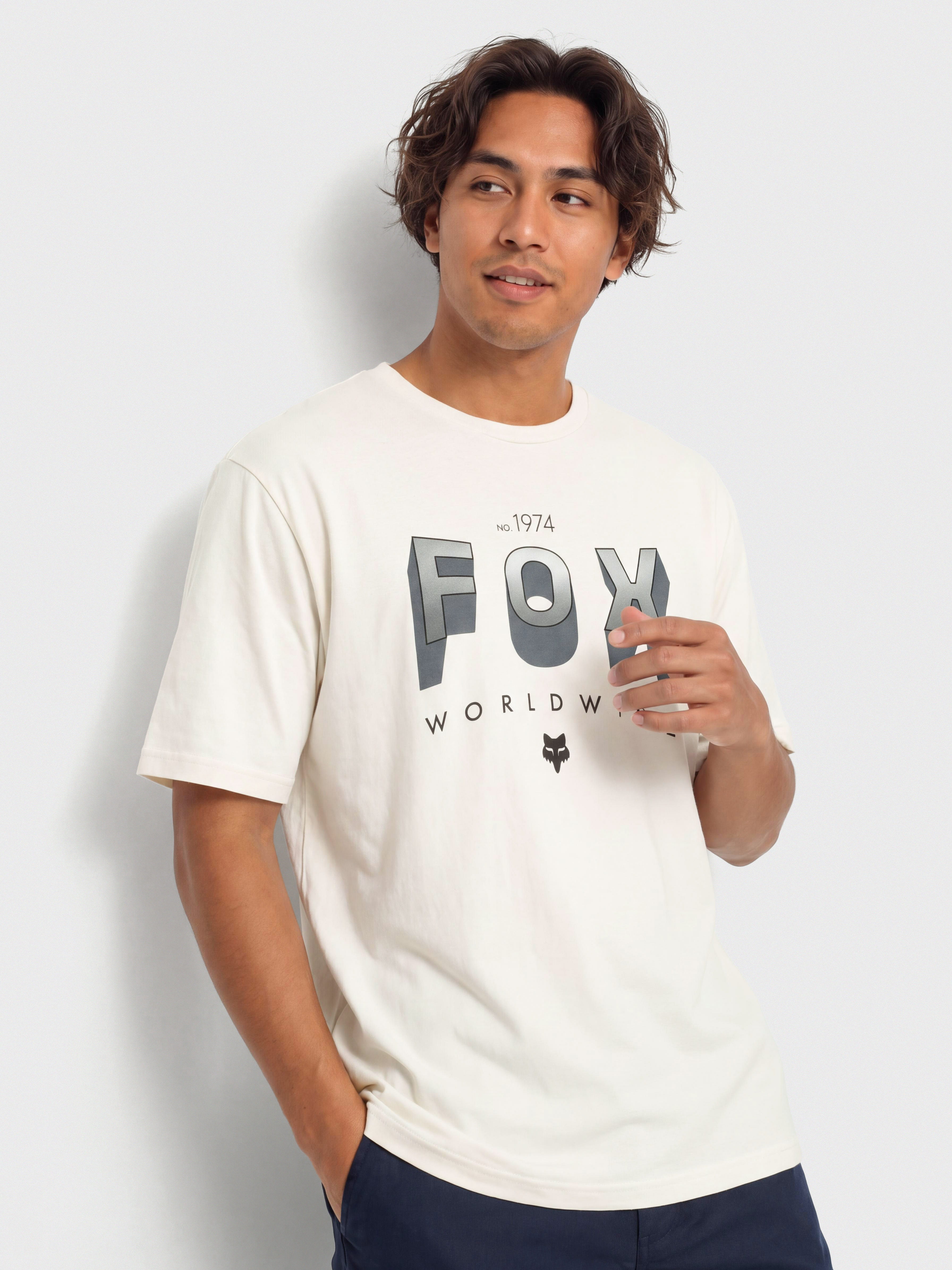 Fox T-Shirt Block 195 (off white)