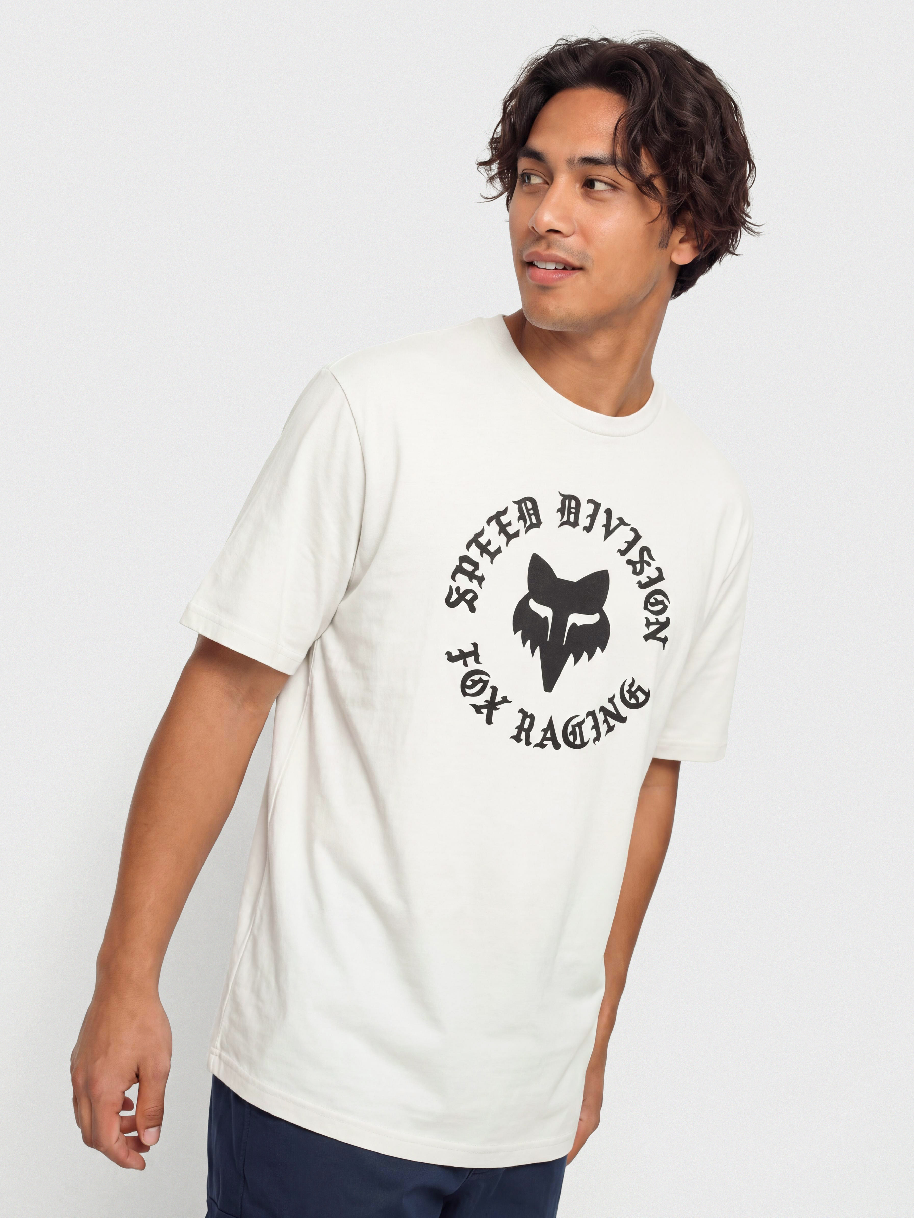 Fox T-Shirt Badge 195 (light grey)
