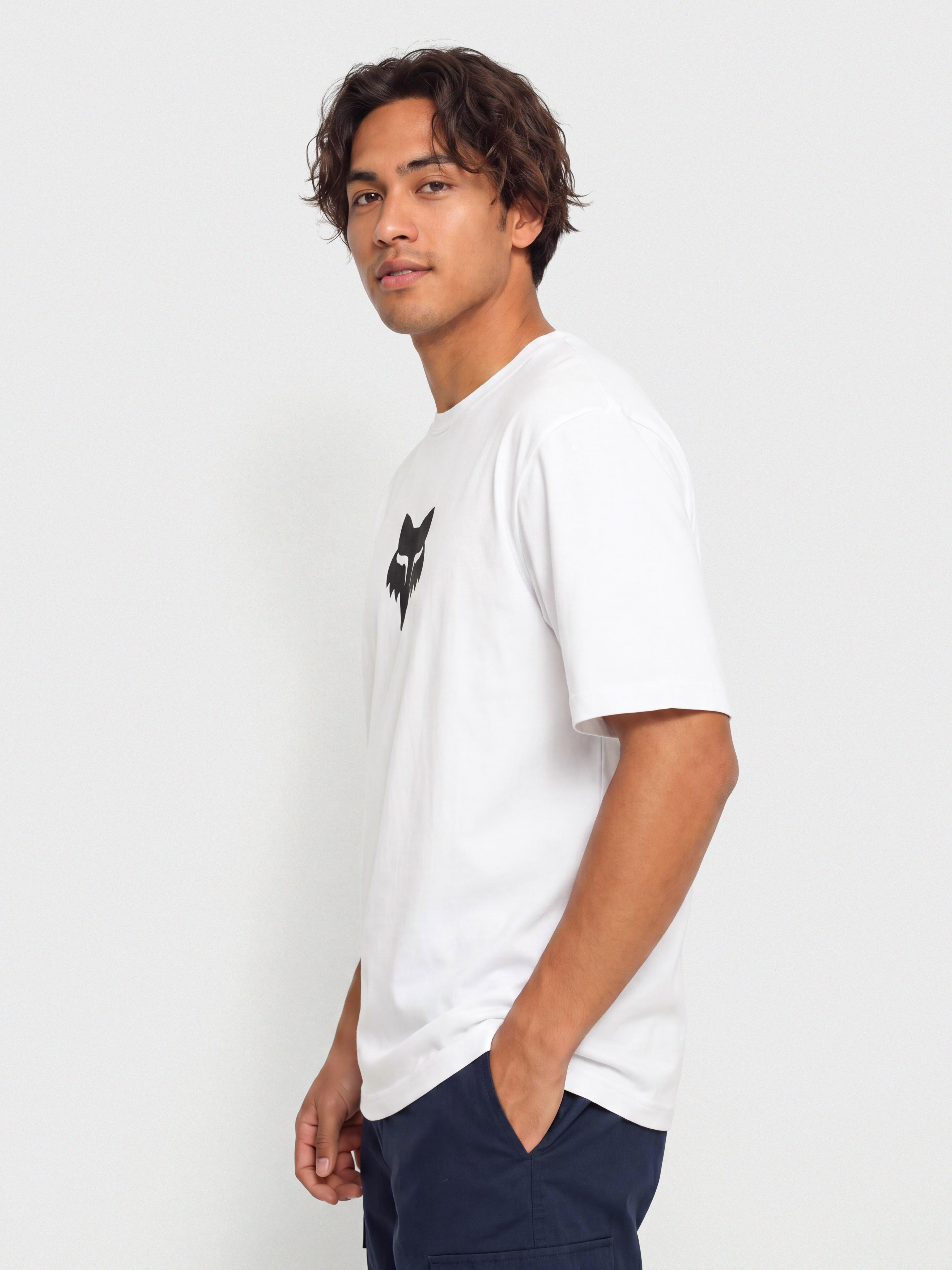 Fox T-Shirt Head 195 (optic white)