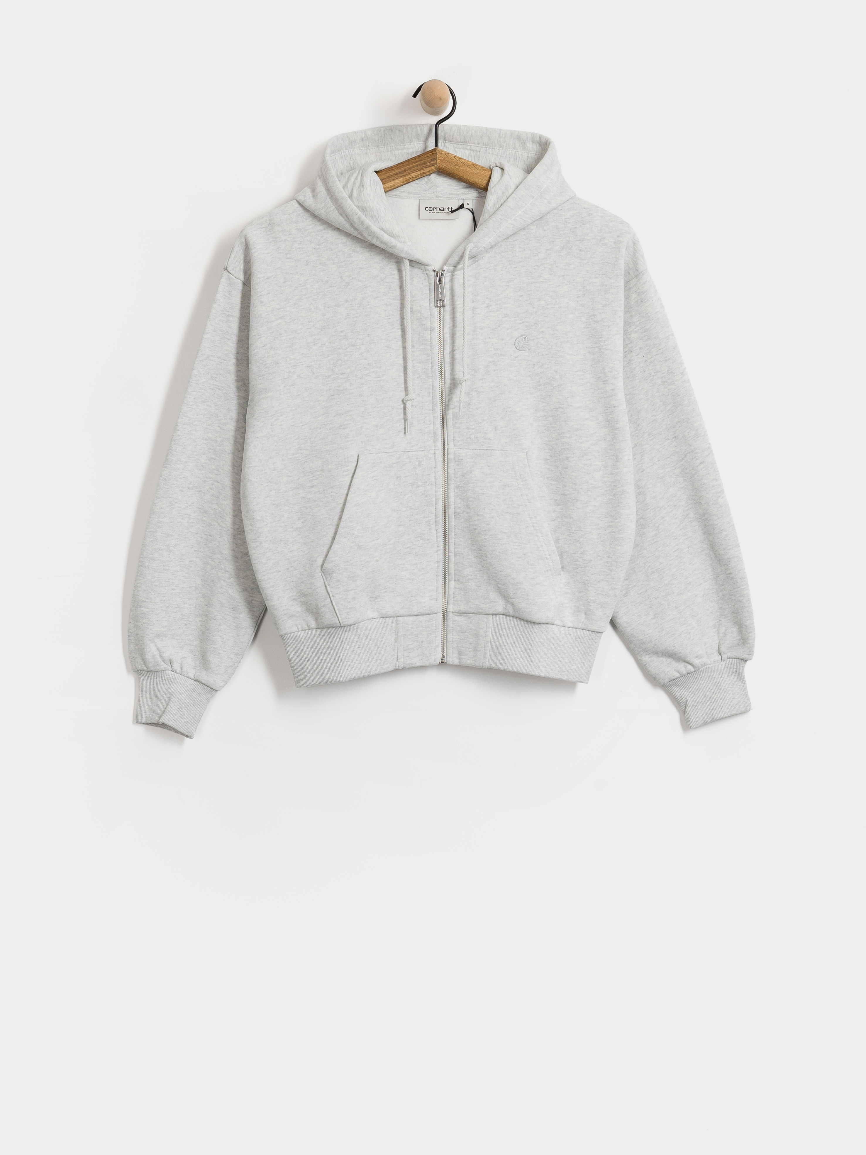 Carhartt WIP Casey ZHD Wmn Hoodie (ash heather/silver)