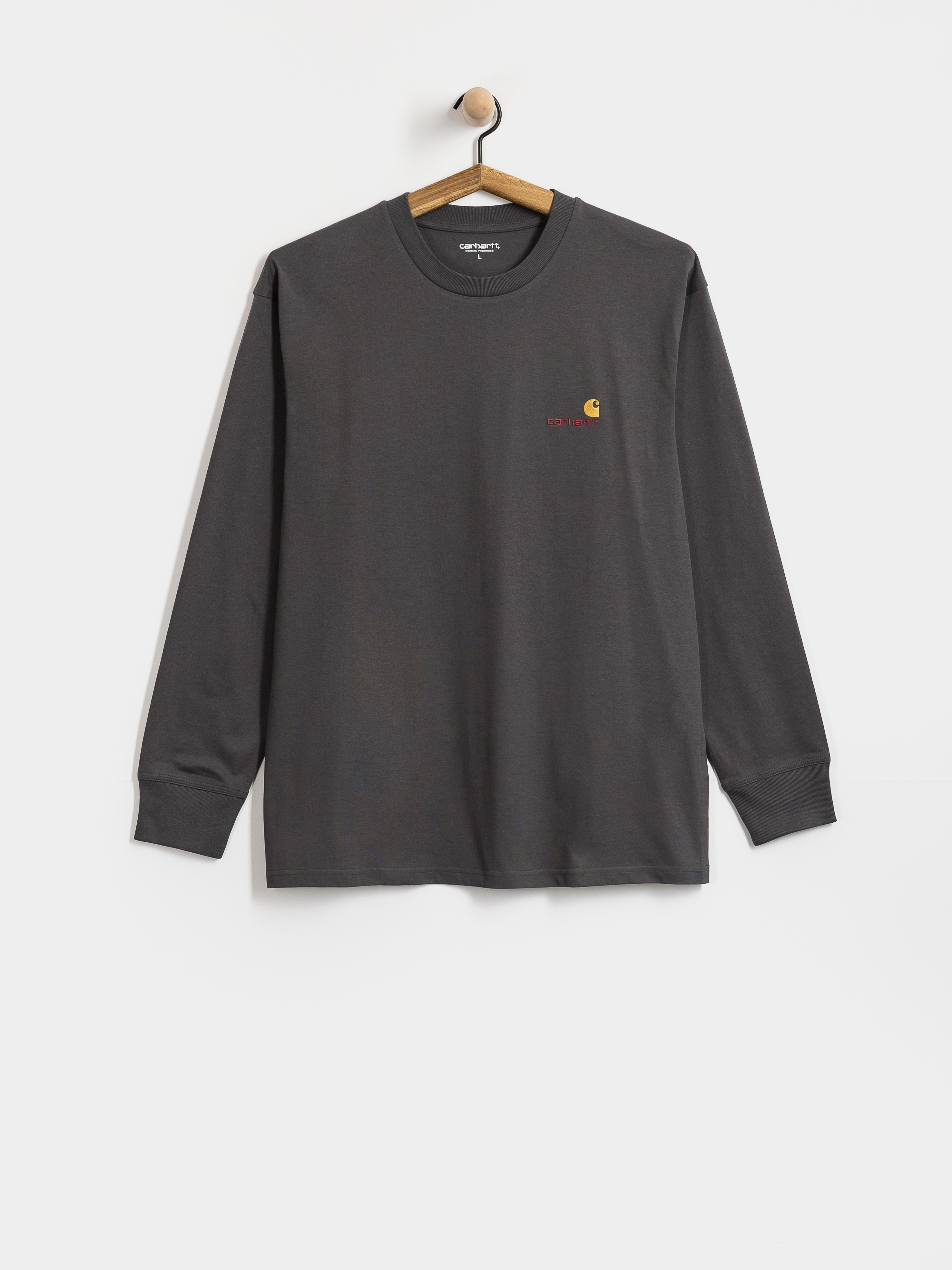Carhartt WIP American Script Longsleeve (graphite)