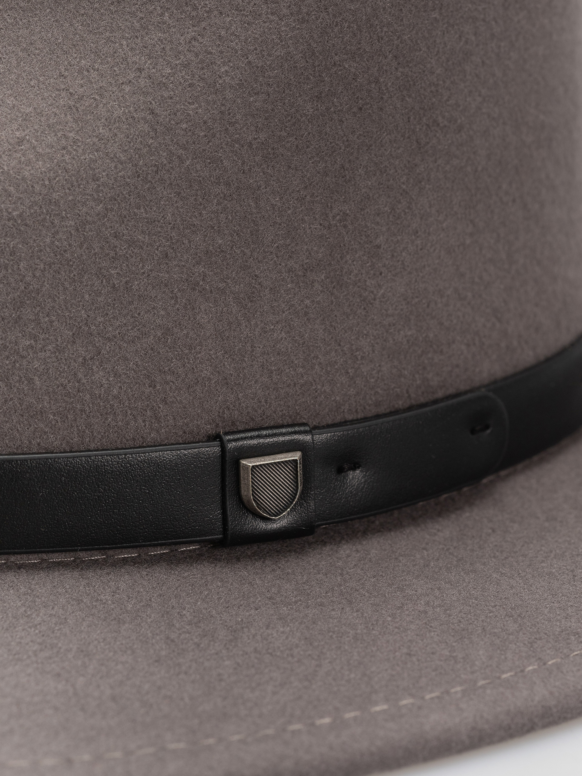 Brixton Messer Fedora Hut/Schibermütze (grey/grey)