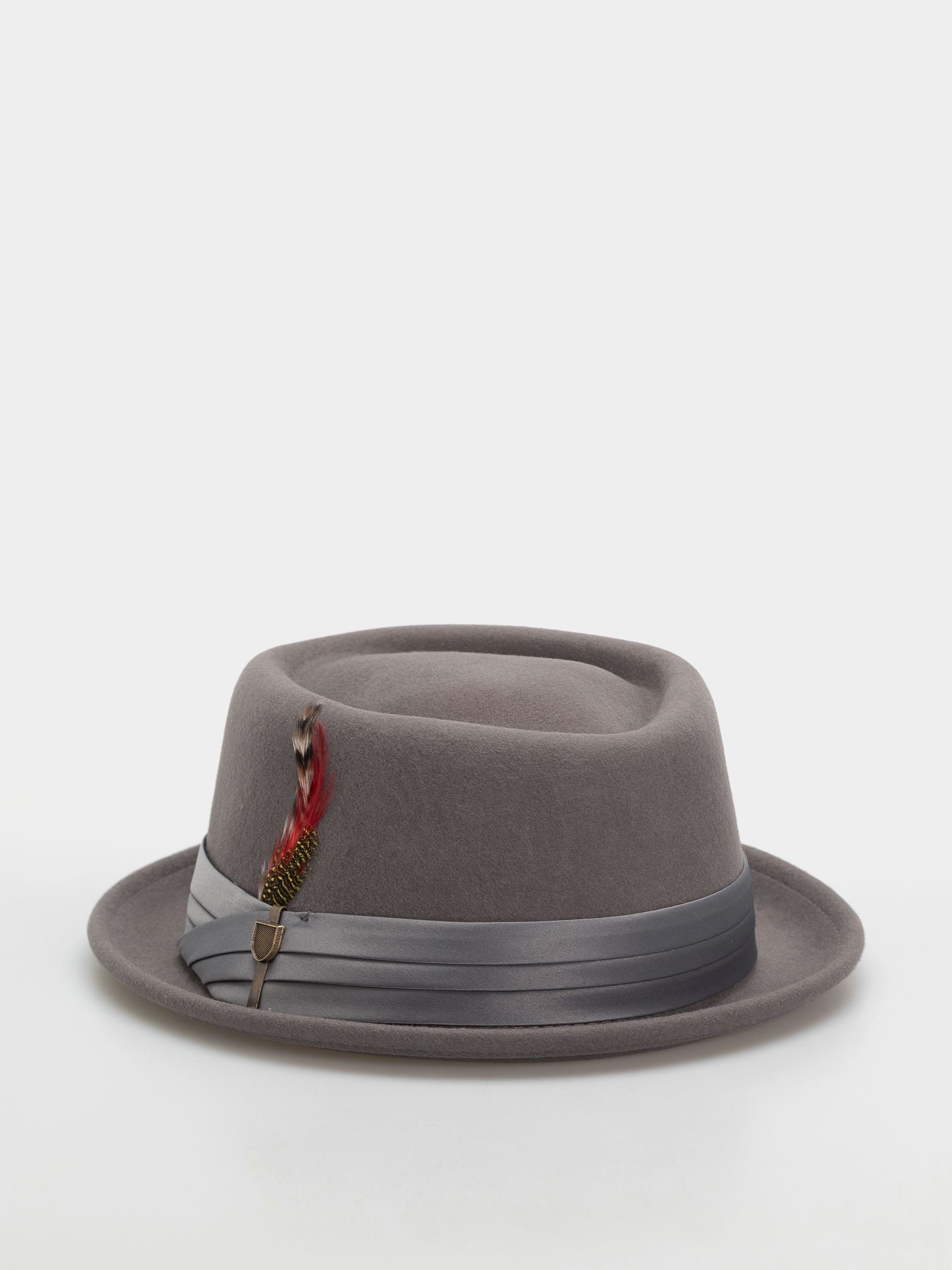 Brixton Stout Pork Pie Hat (charcoal/charcoal)