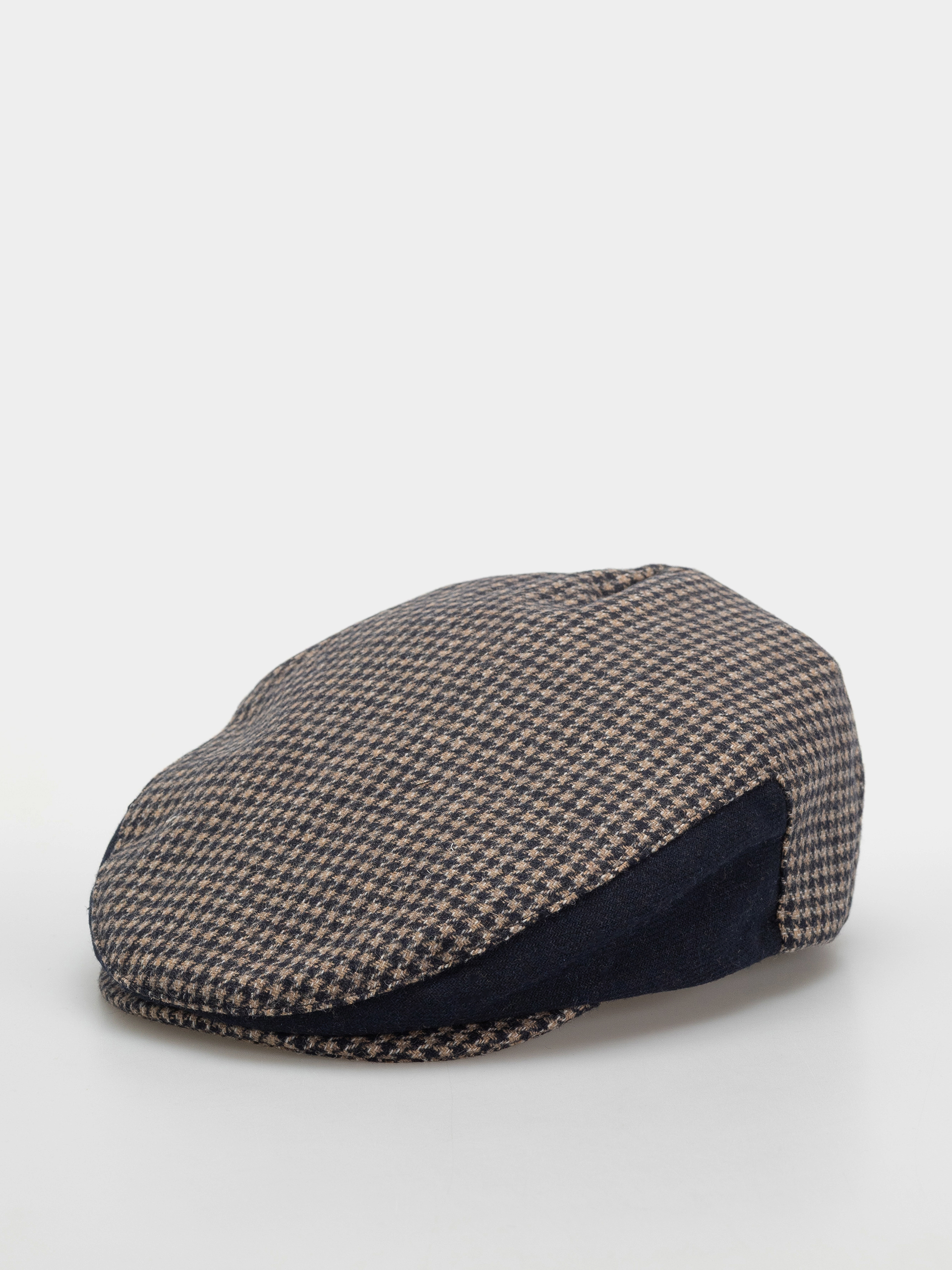 Brixton Hooligan Snap Cap Schirmmütze (navy/sand houndstooth)