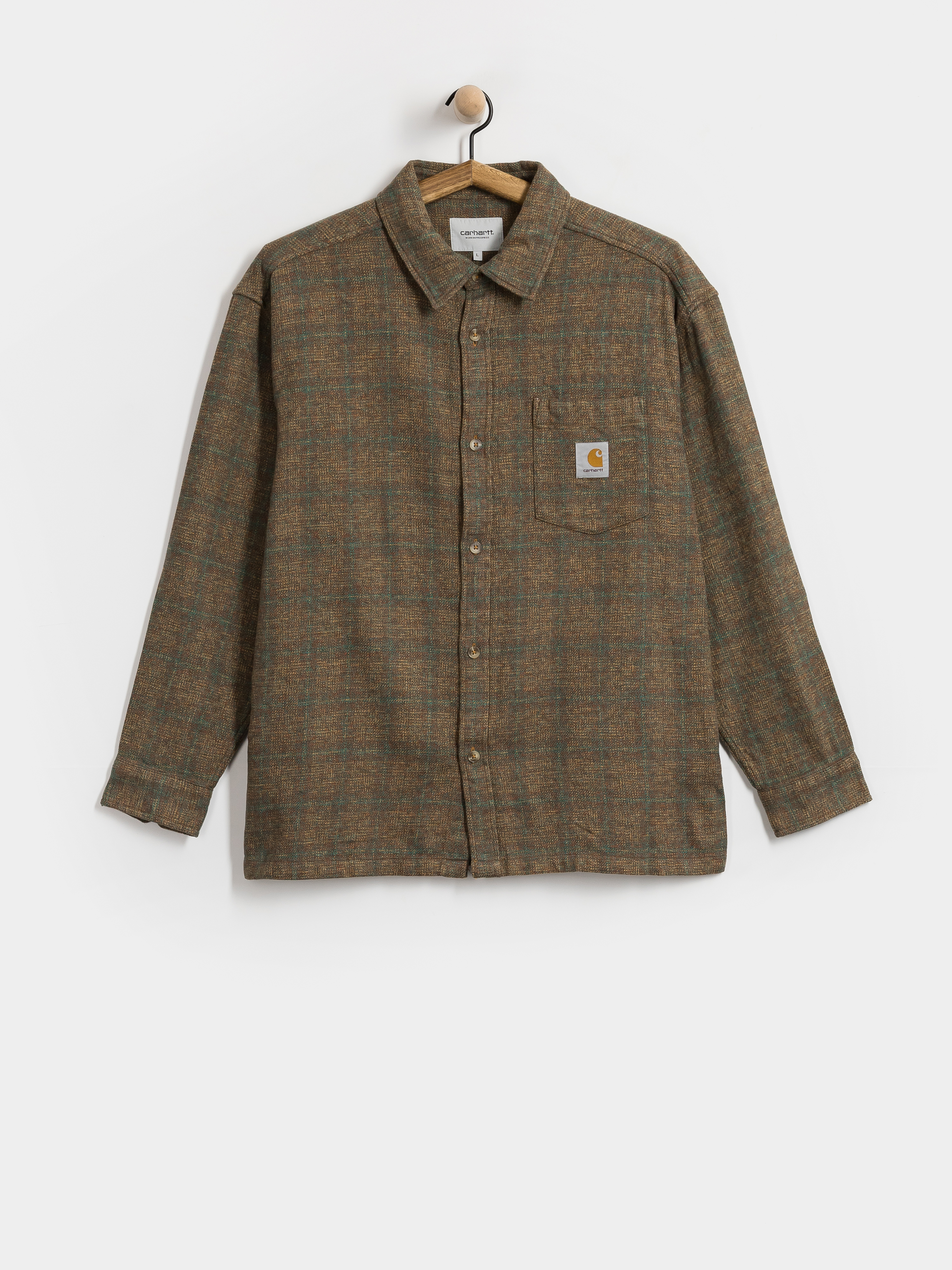 Carhartt WIP Bagley Hemd (bagley check hamilton brown)