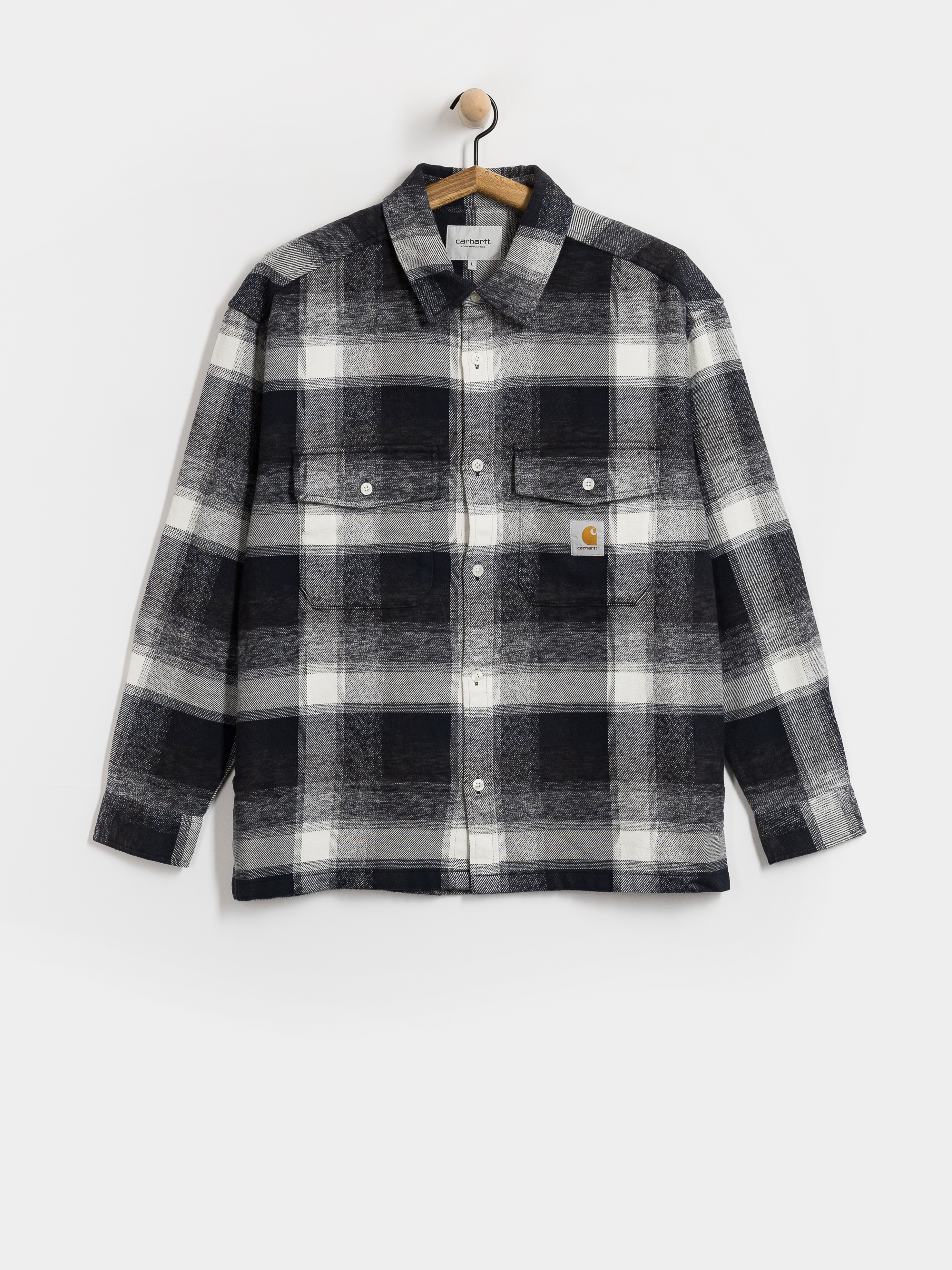 Carhartt WIP Esterson Hemd (esterson check dark navy)