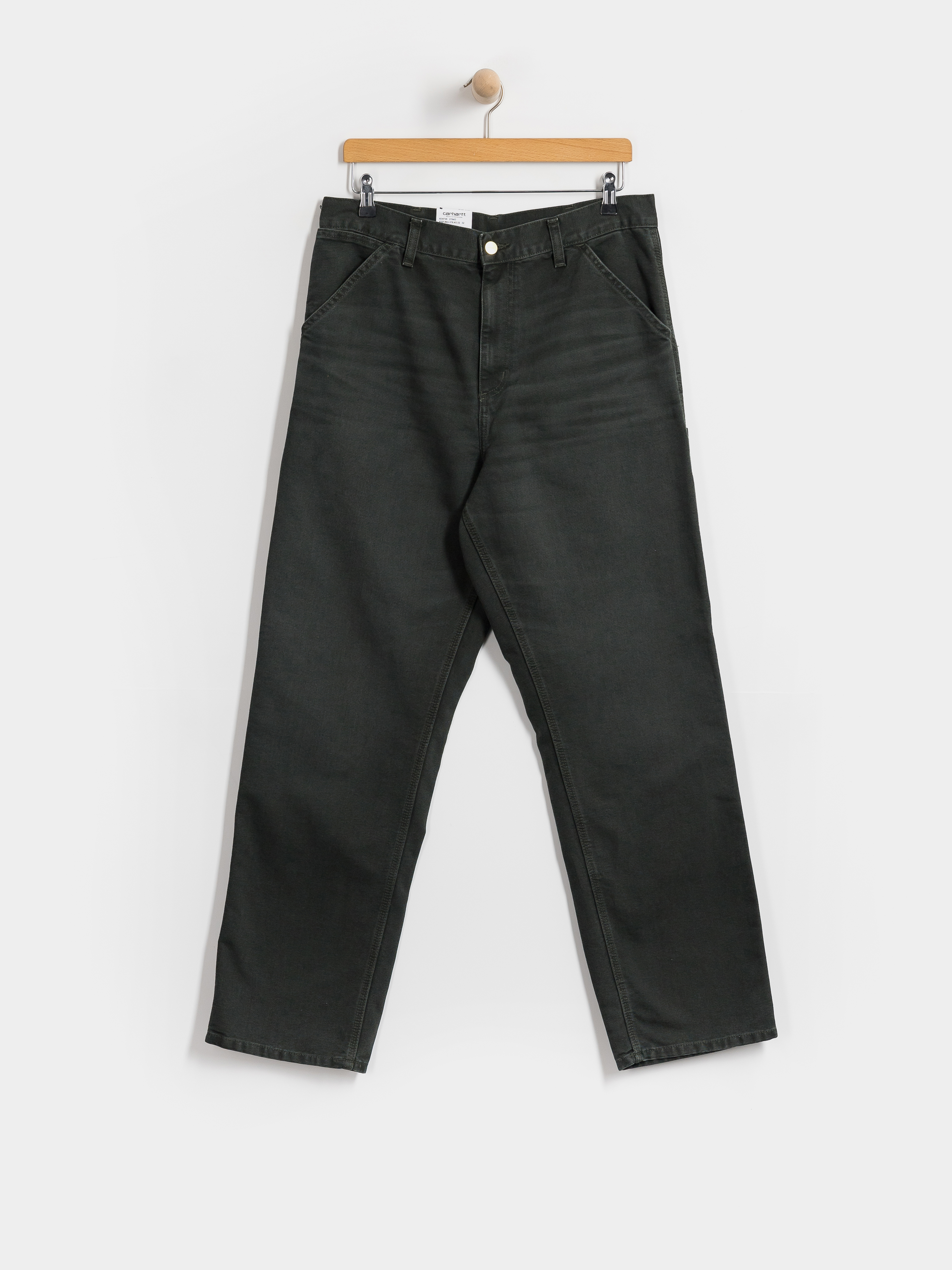 Carhartt WIP Single Knee Pants (raven/stone canvas)